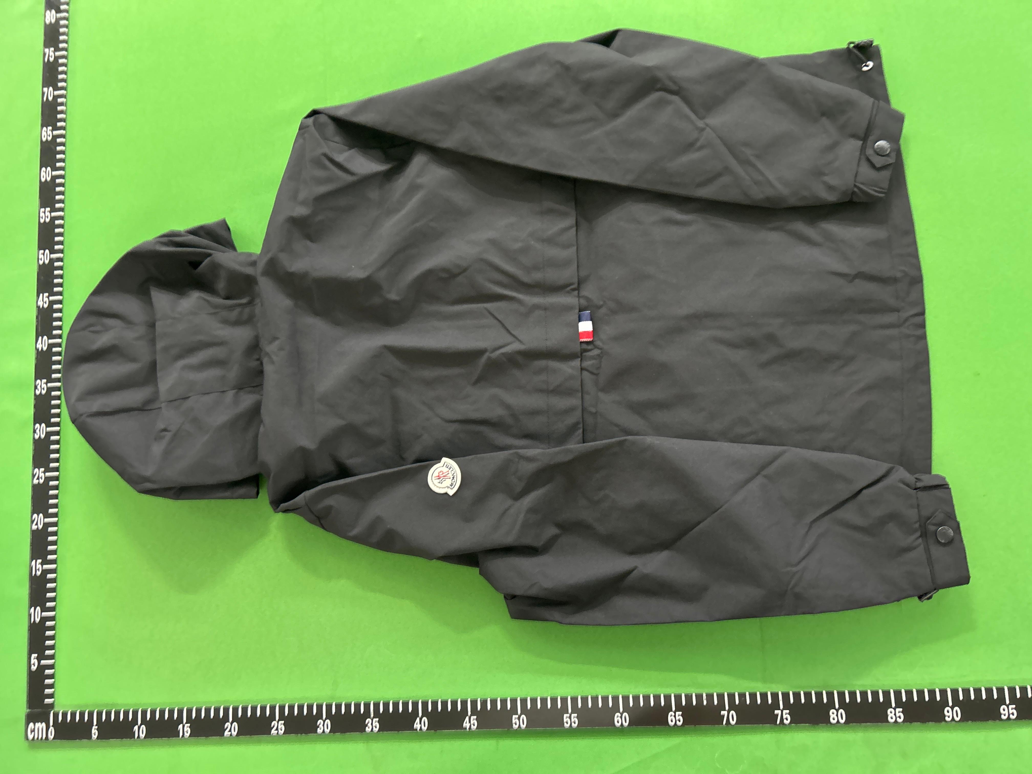 Foto QC 4 de Moncler Windbreaker Jacket Tricolor Stripe Black