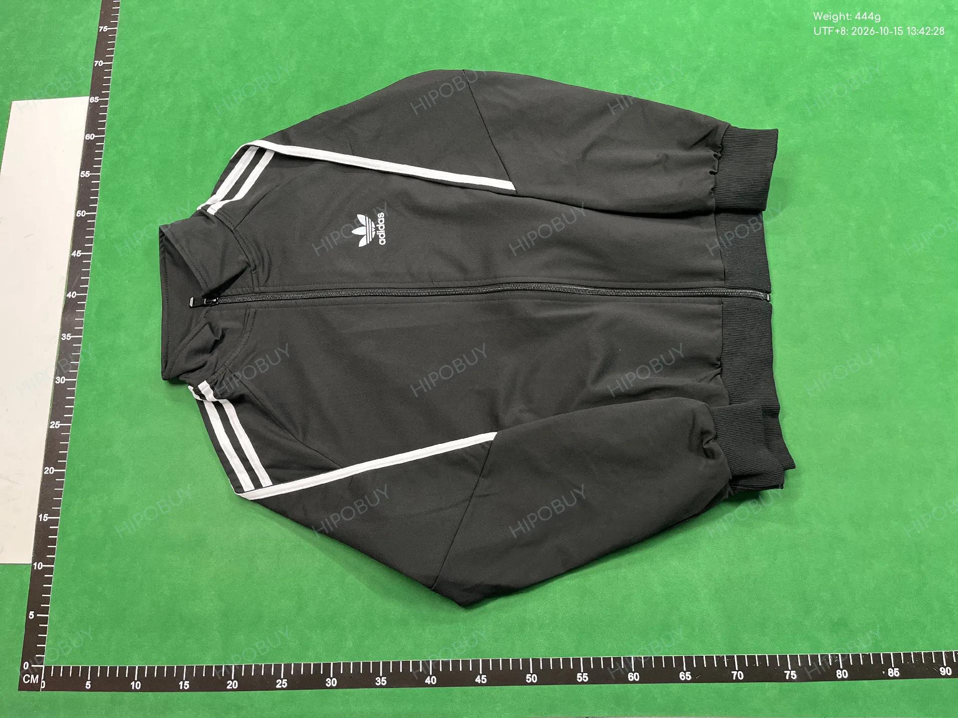 Foto QC 2 de Unbranded Three Stripes Stand Collar Track Jacket Black