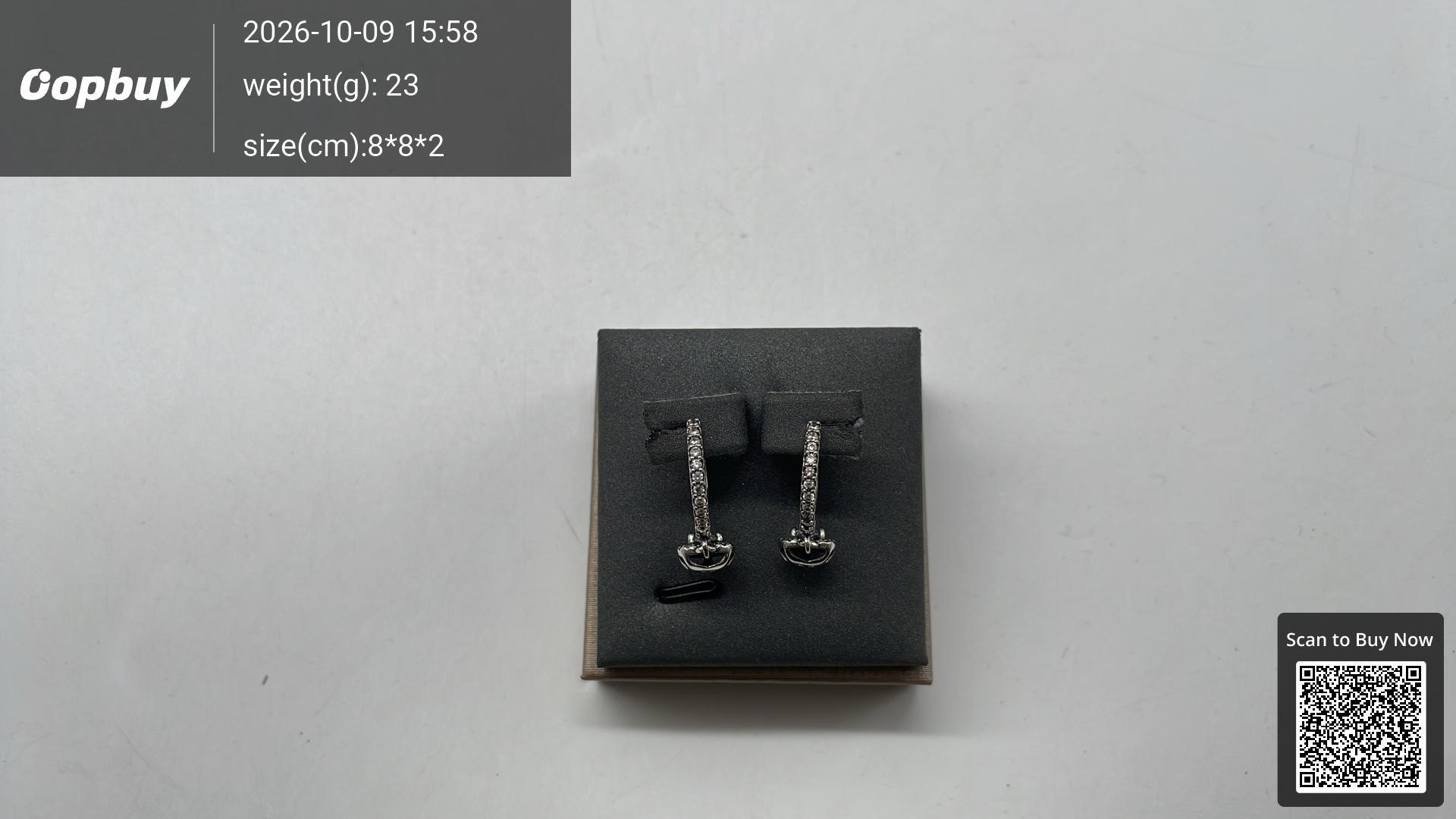 Foto QC 4 de Other Earrings Silver Plated Crystal Blue