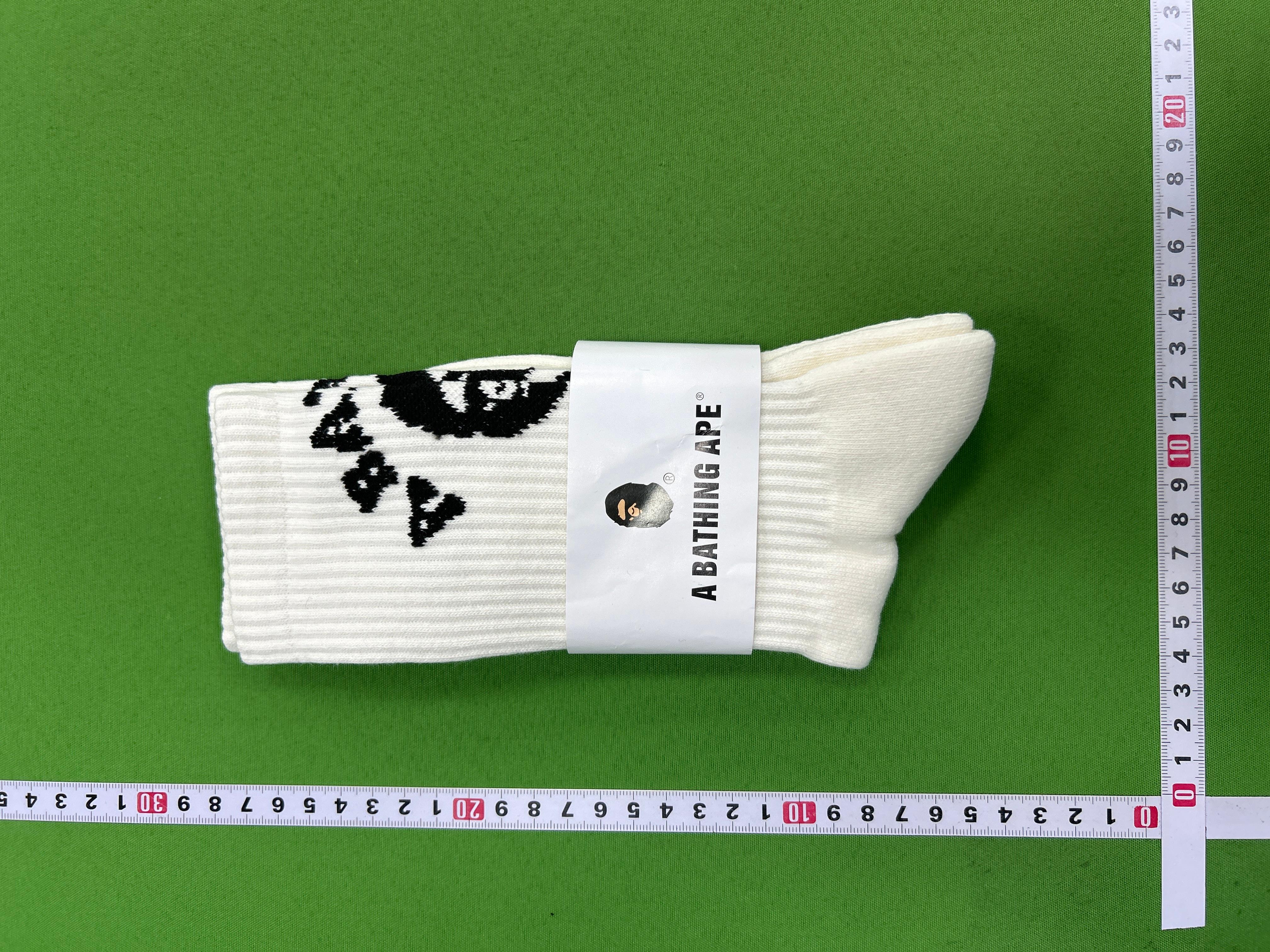 Foto QC 7 de A Bathing Ape Ape Head Ankle Socks White