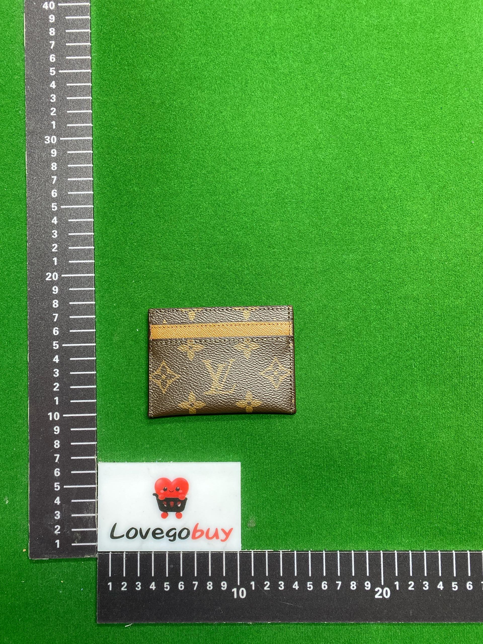 Foto QC 8 de Louis Vuitton Porte Cartes Simple Monogram Reverse Brown