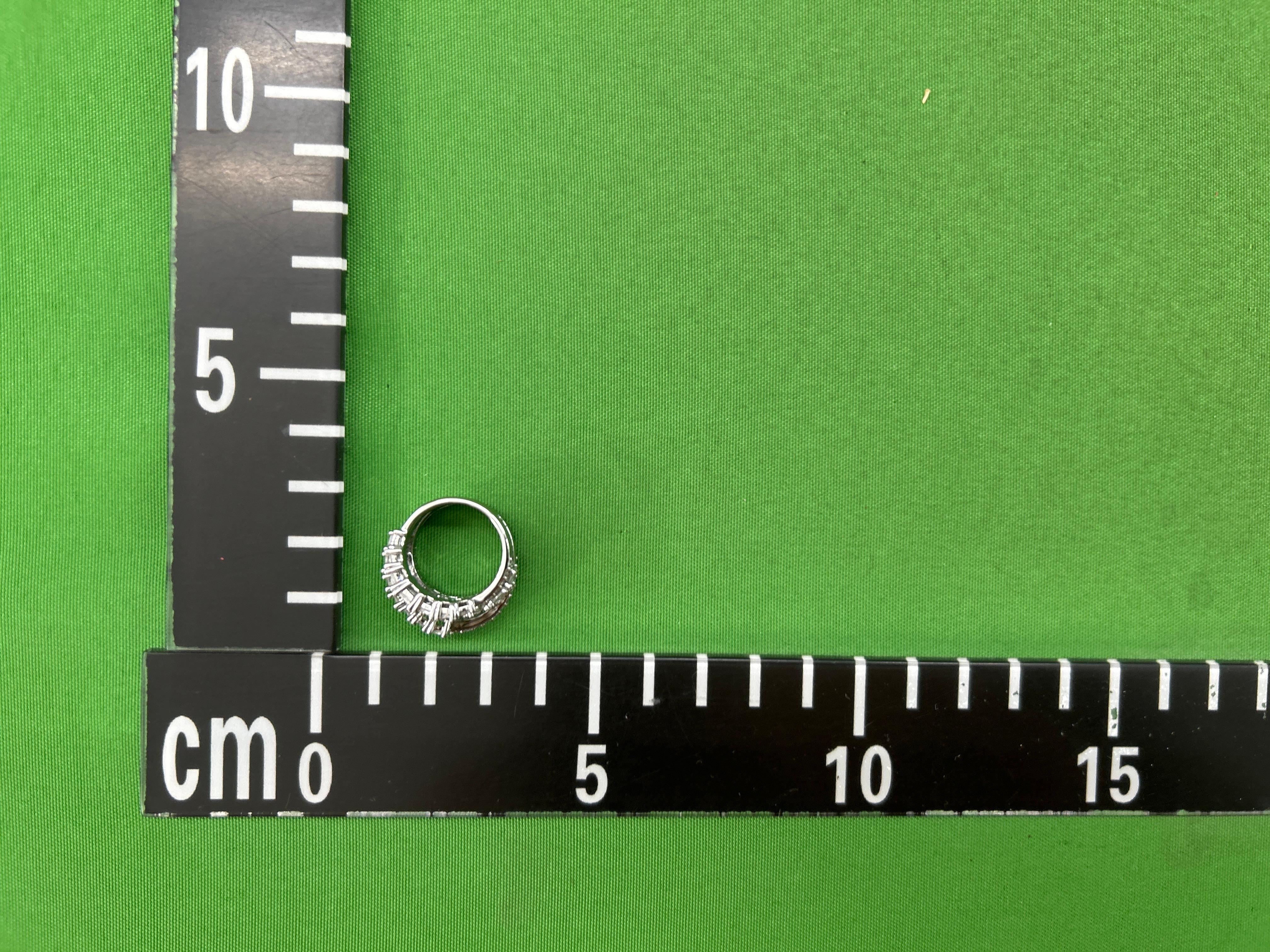 Foto QC 7 de Other Ring Metal Crystal Silver