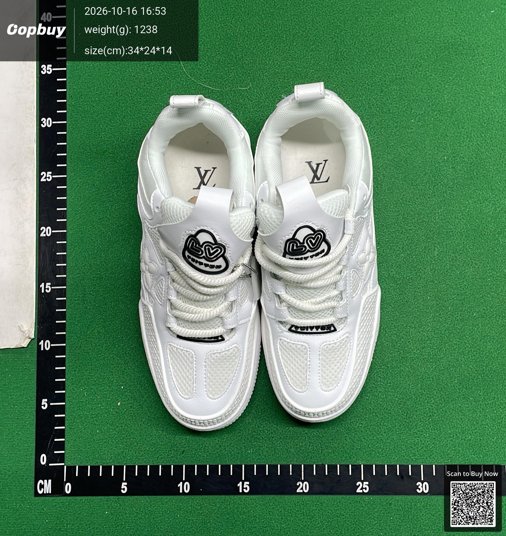 Foto QC 6 de Louis Vuitton LV Skate Low Beige White 1AARQH