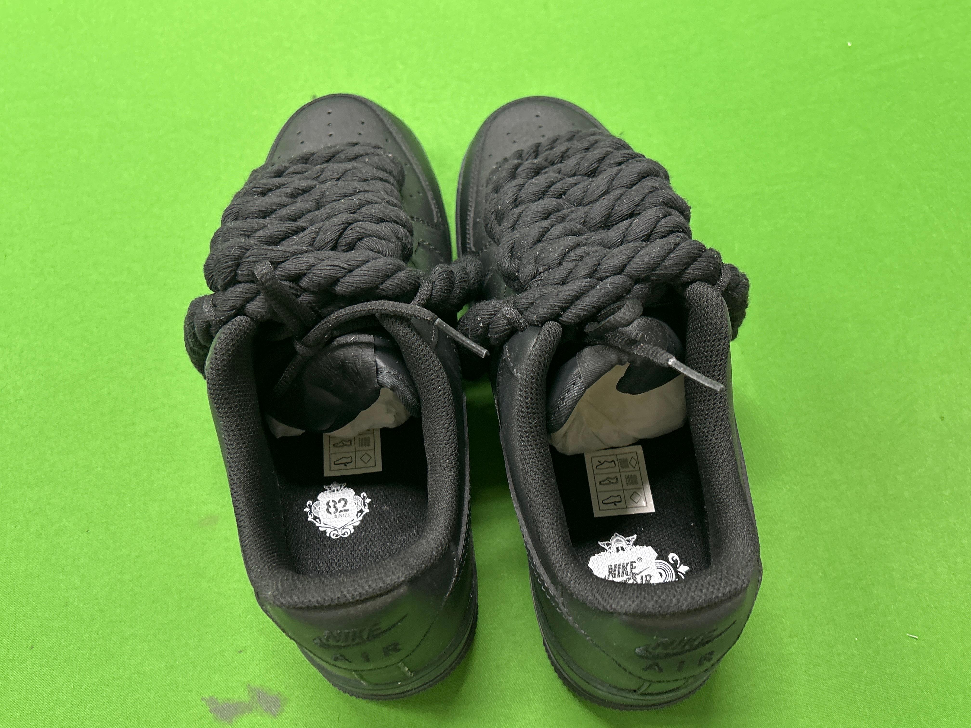 Foto QC 2 de Nike Air Force 1 Low '07 Triple Black Rope Laces CW2288-001