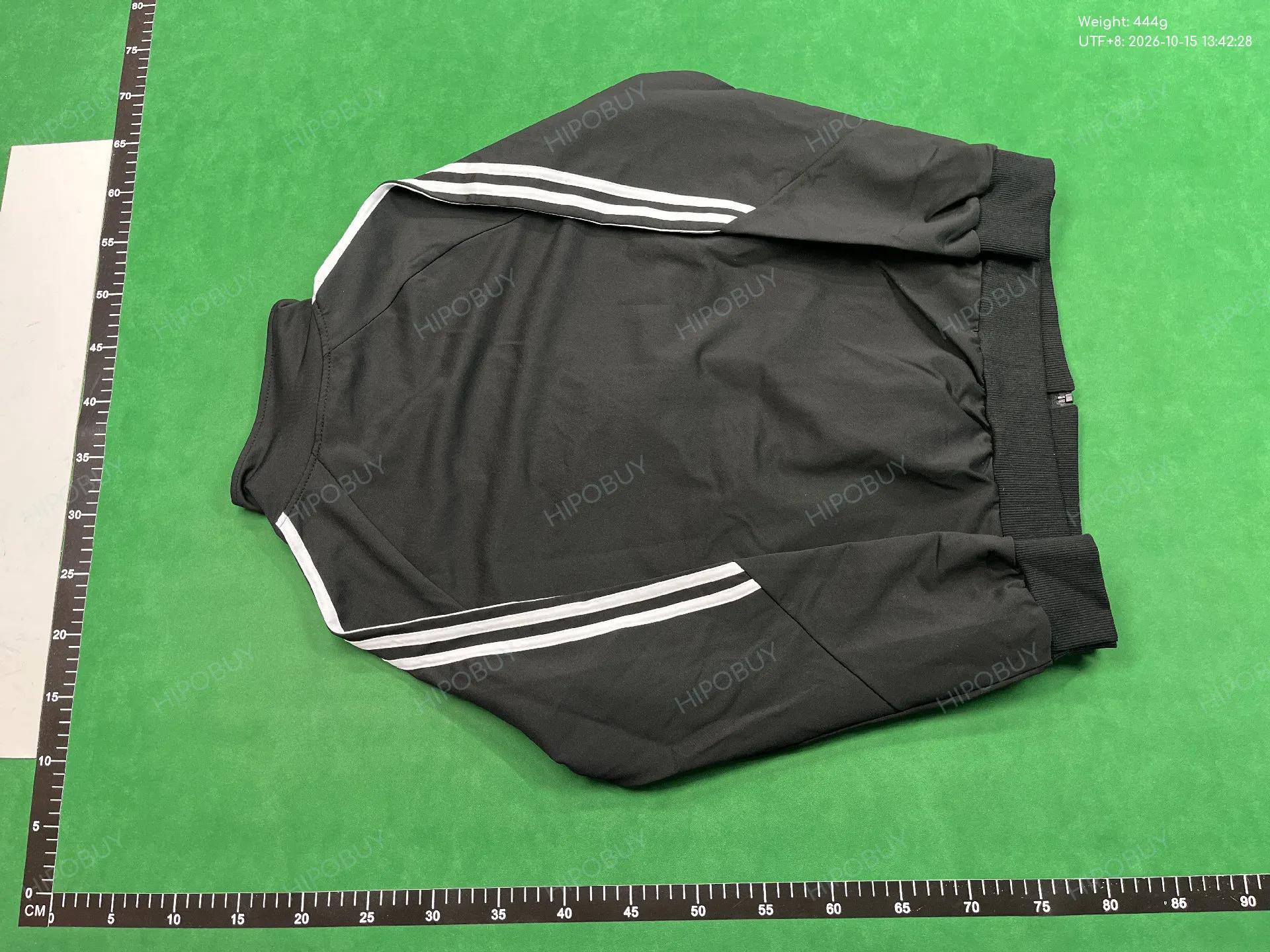 Foto QC 3 de Unbranded Three Stripes Stand Collar Track Jacket Black