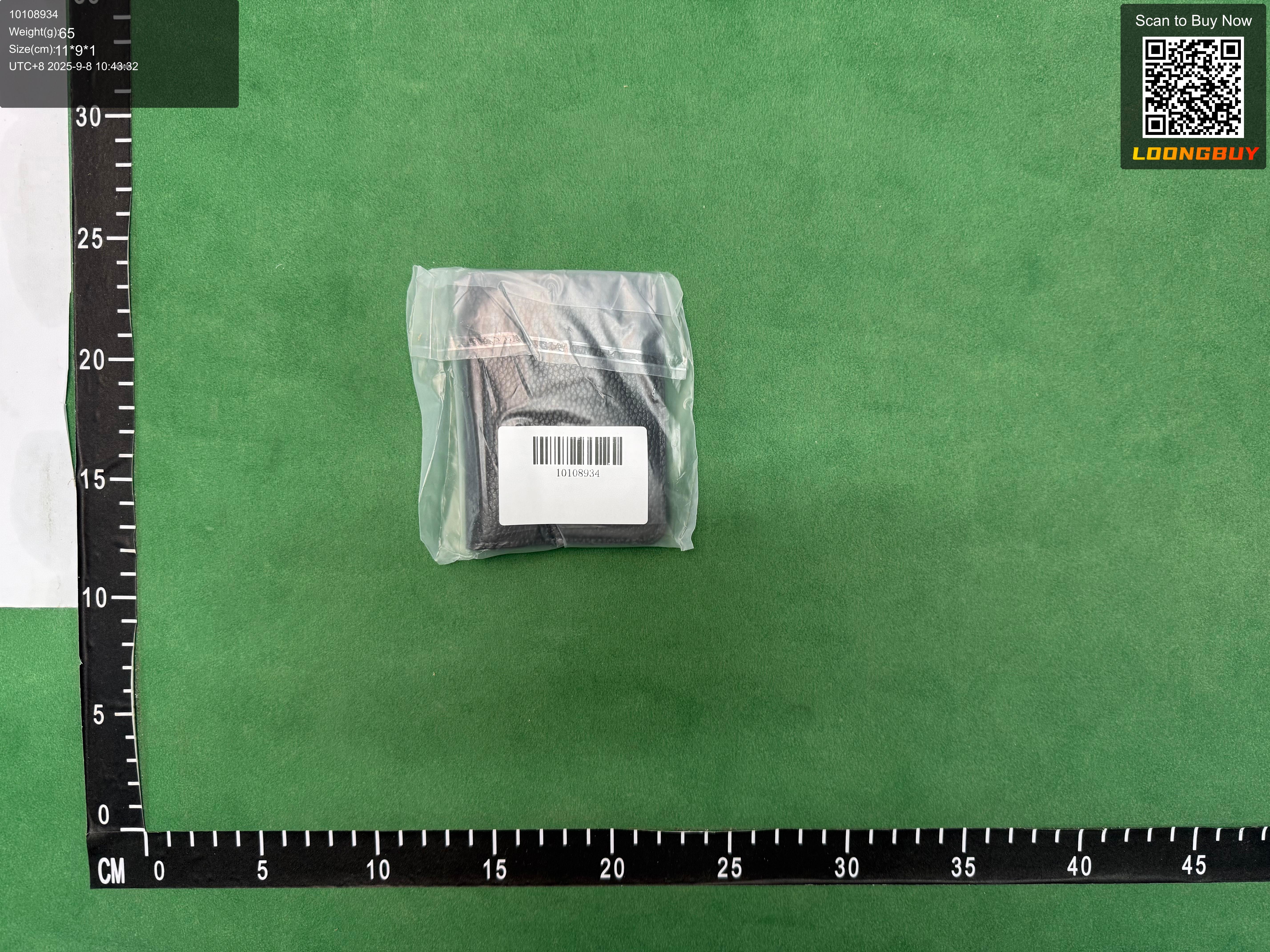 Foto QC 4 de Chrome Hearts Cross Bifold Wallet Pebbled Leather Black