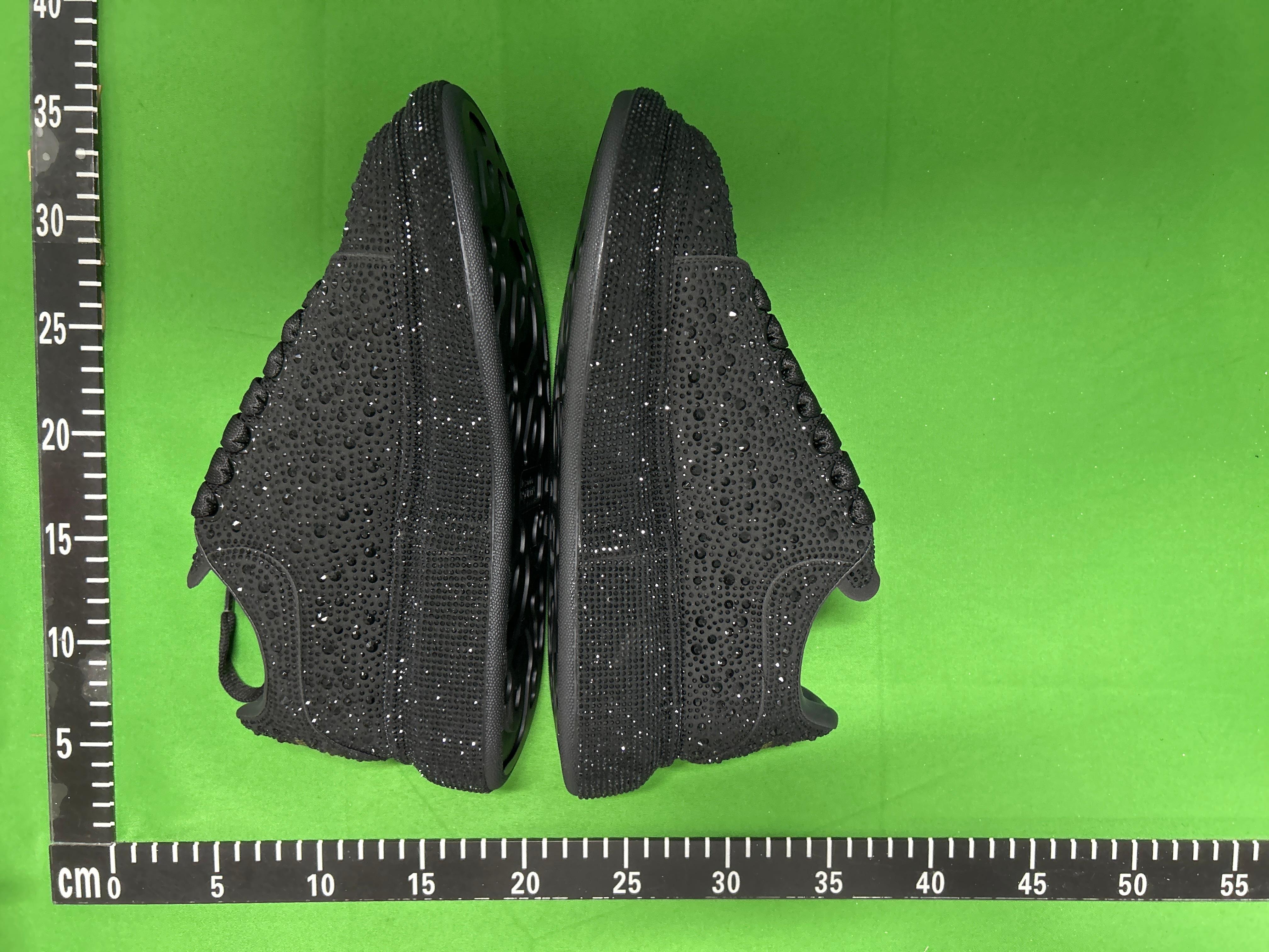 Foto QC 4 de Alexander McQueen Oversized Leather Platform Black White DJ-Yjump02