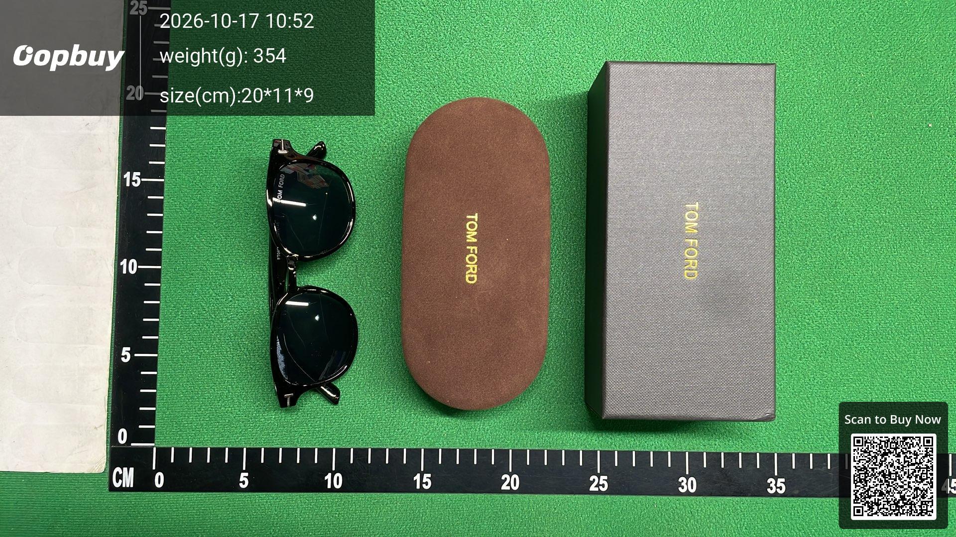 Foto QC 3 de Tom Ford Round-Frame Acetate Sunglasses Havana Grey