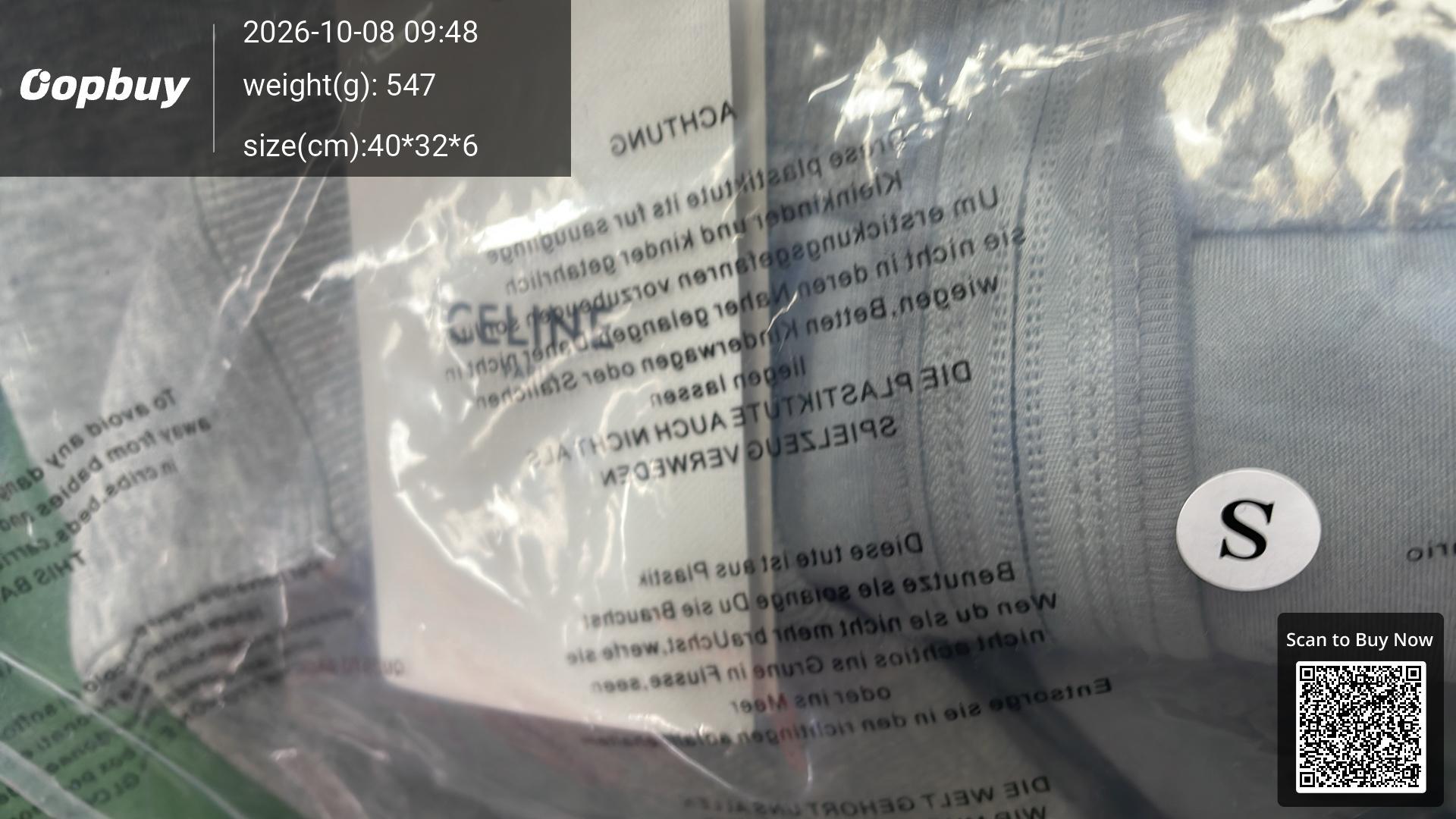 Foto QC 1 de Celine Hoodie Logo Grey