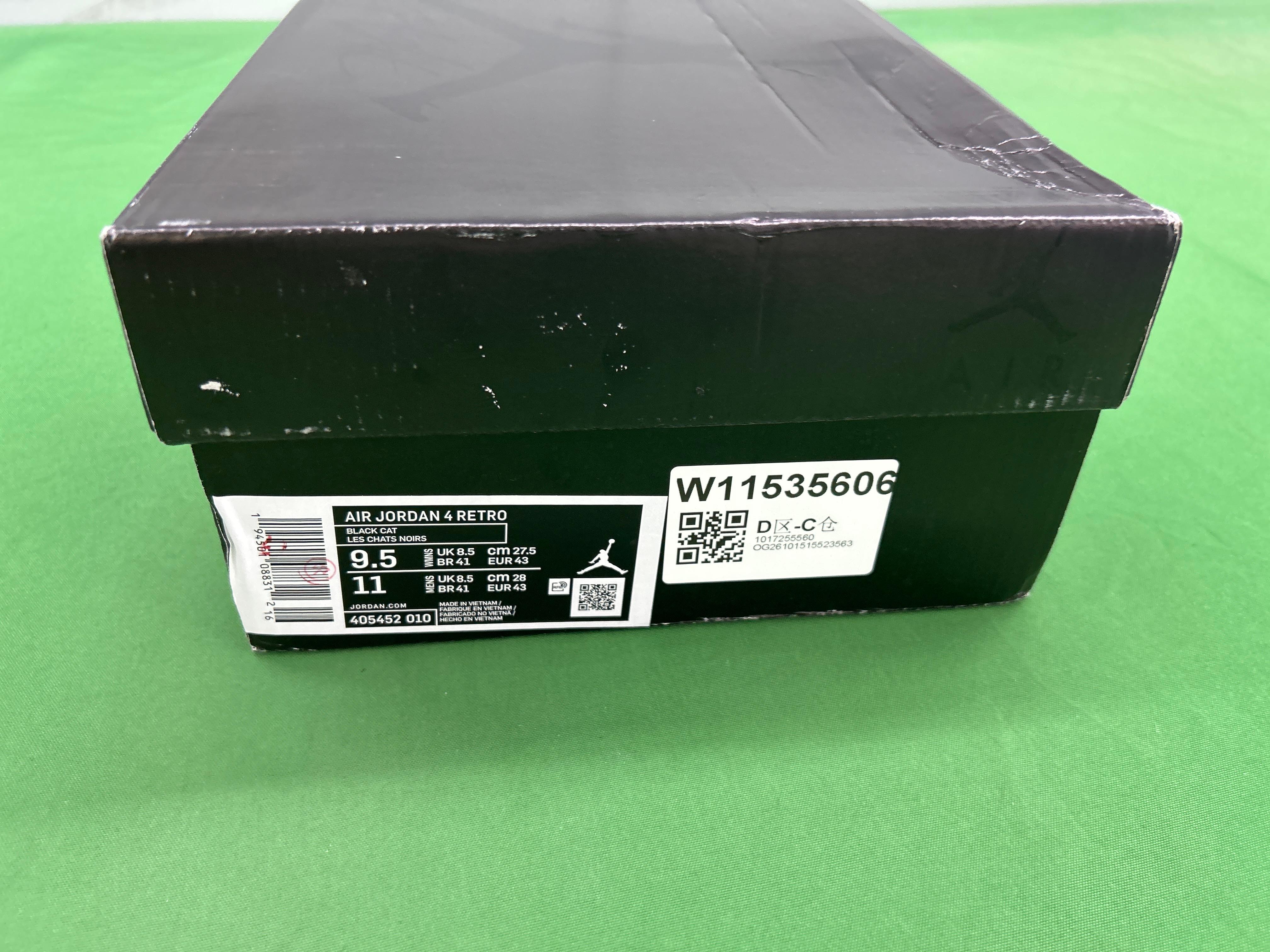 Foto QC 1 de Jordan 4 Retro Black Cat CU1110-010