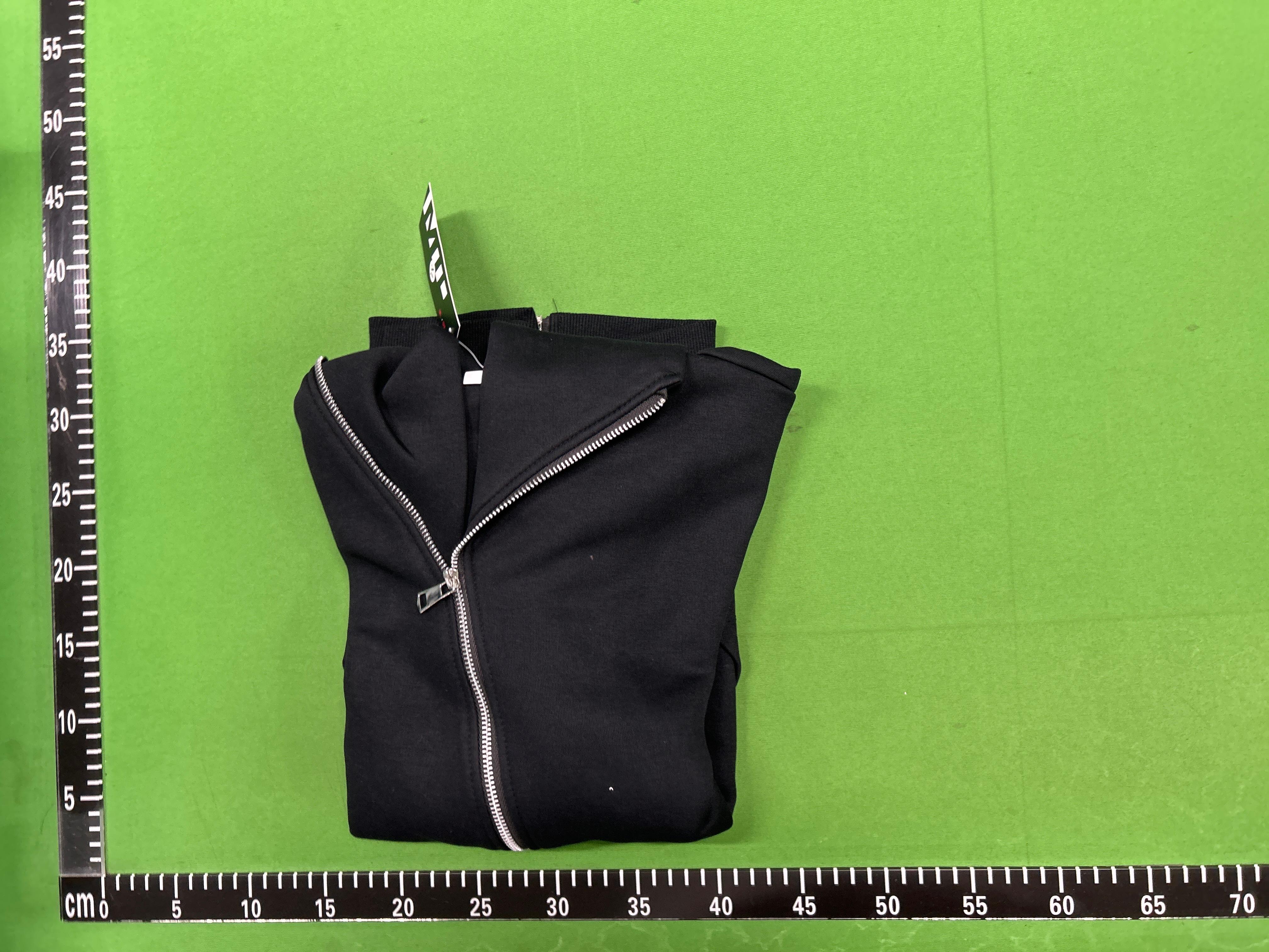 Foto QC 5 de Rick Owens Mountain Jacket Cotton Asymmetric Zip Wizard Hood Black