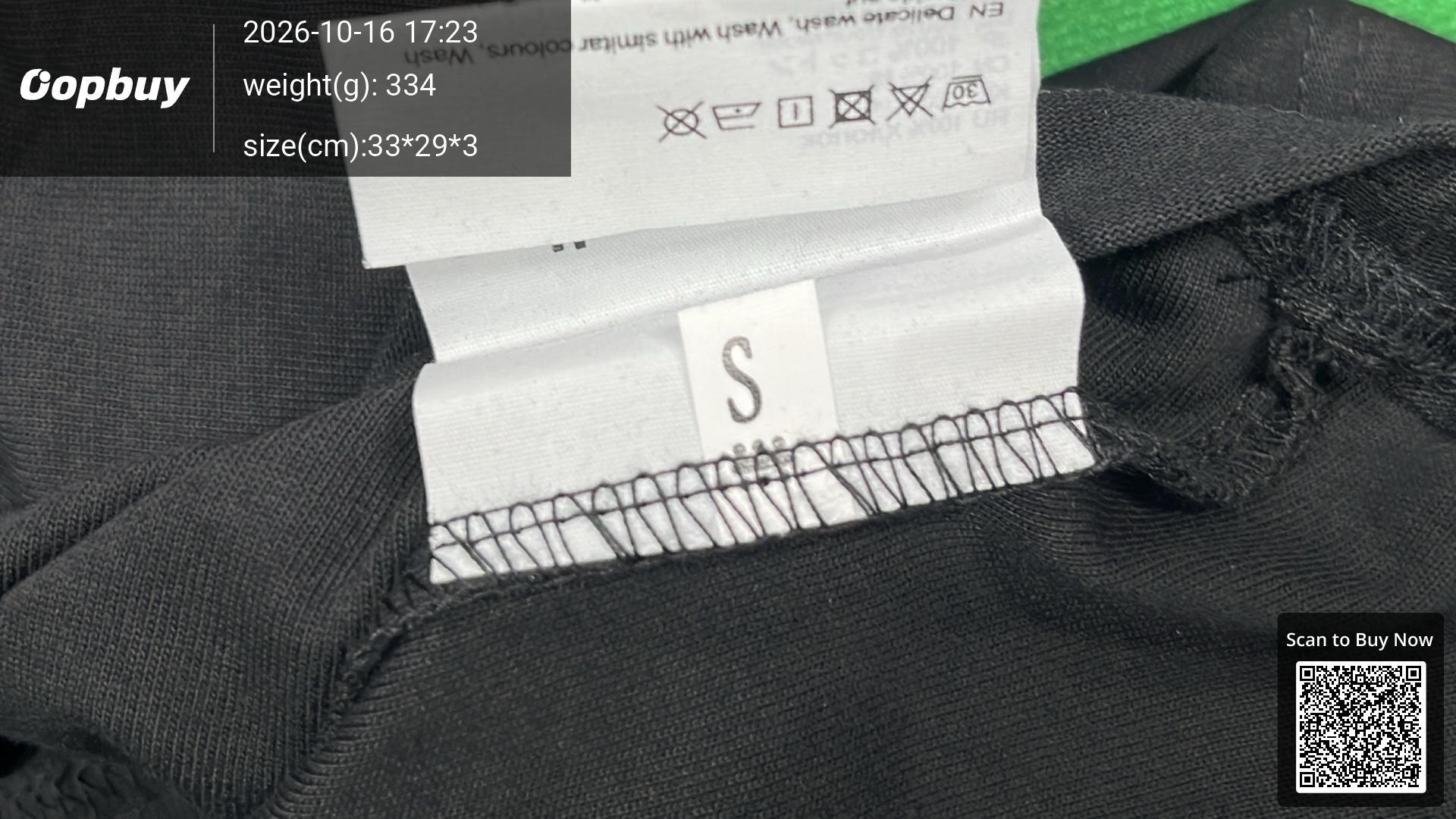 Foto QC 1 de Acne Studios T-shirt Stockholm 1996 Long-Sleeve Faded Black