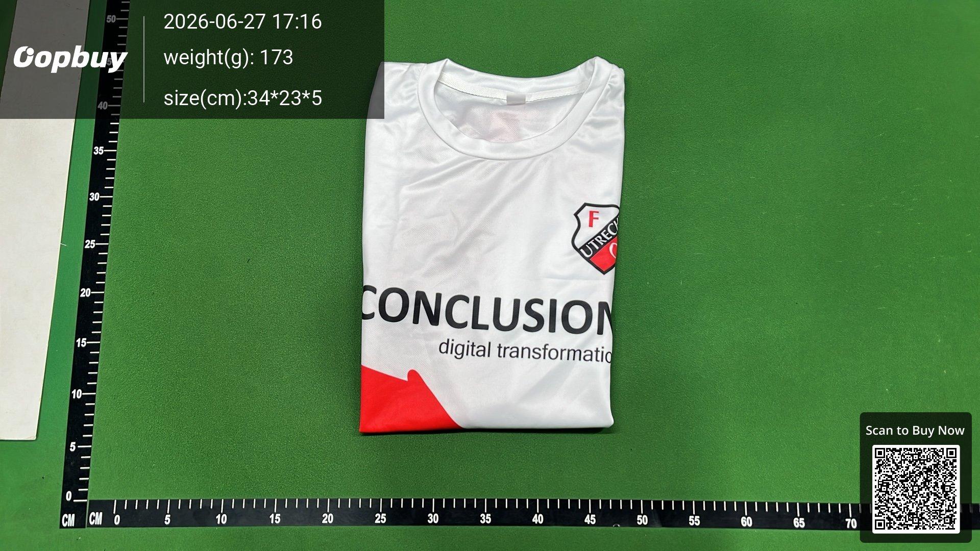 Foto QC 4 de FC Utrecht 2026 Home 3D Jersey White Red
