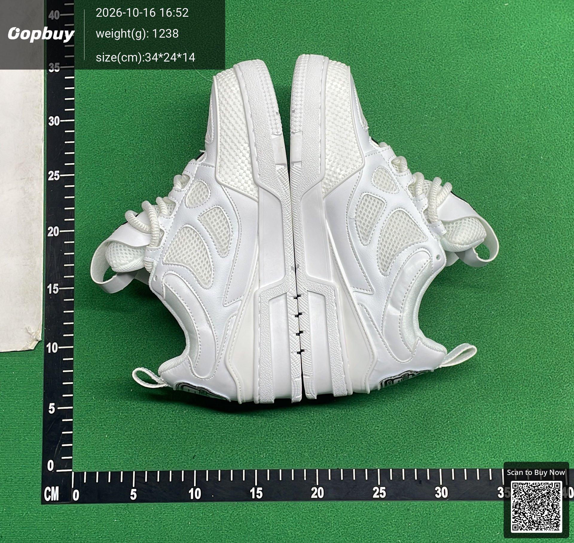 Foto QC 4 de Louis Vuitton LV Skate Low Beige White 1AARQH
