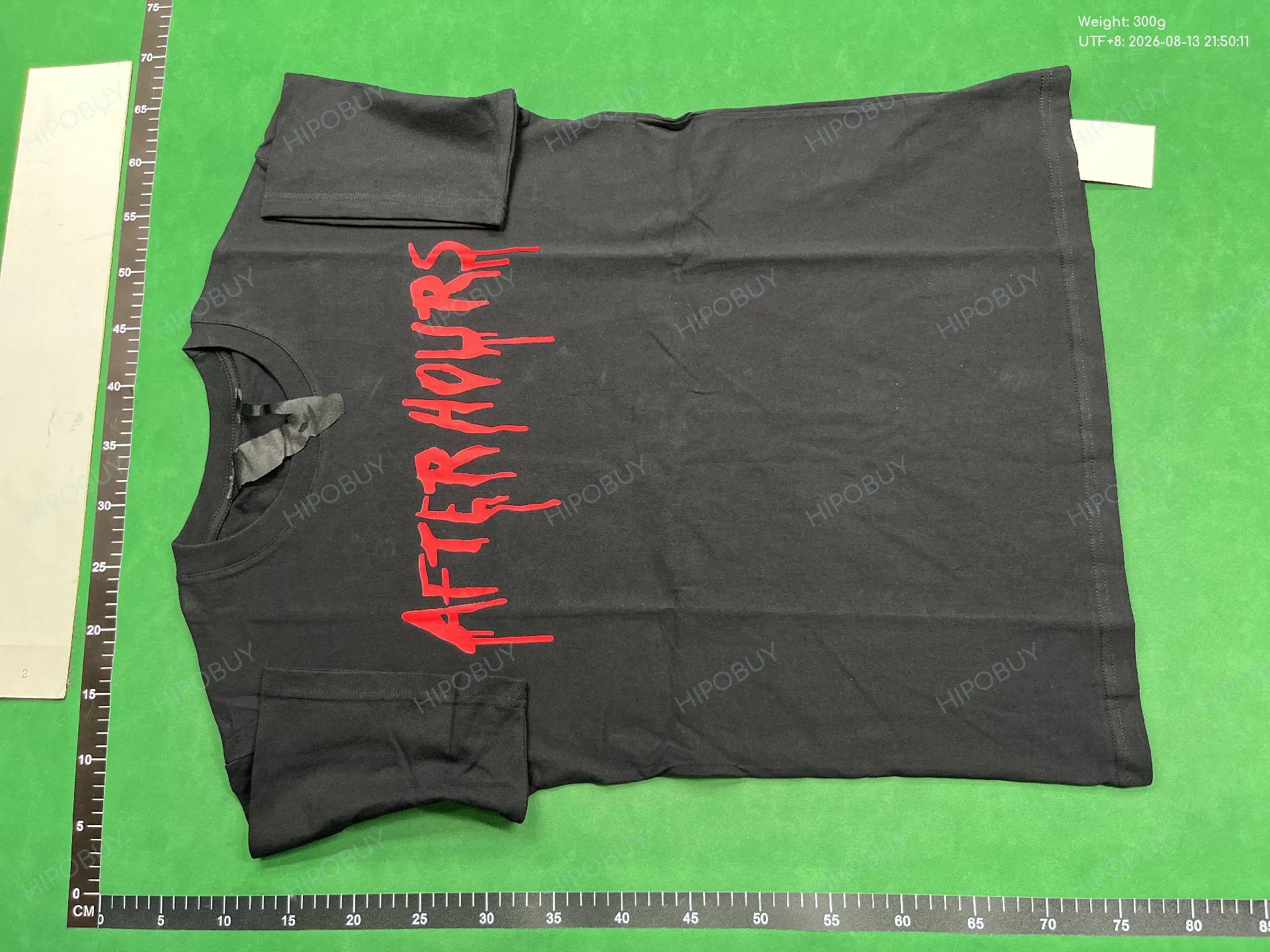 Foto QC 2 de Vlone x The Weeknd After Hours T-shirt Blood Drip Black