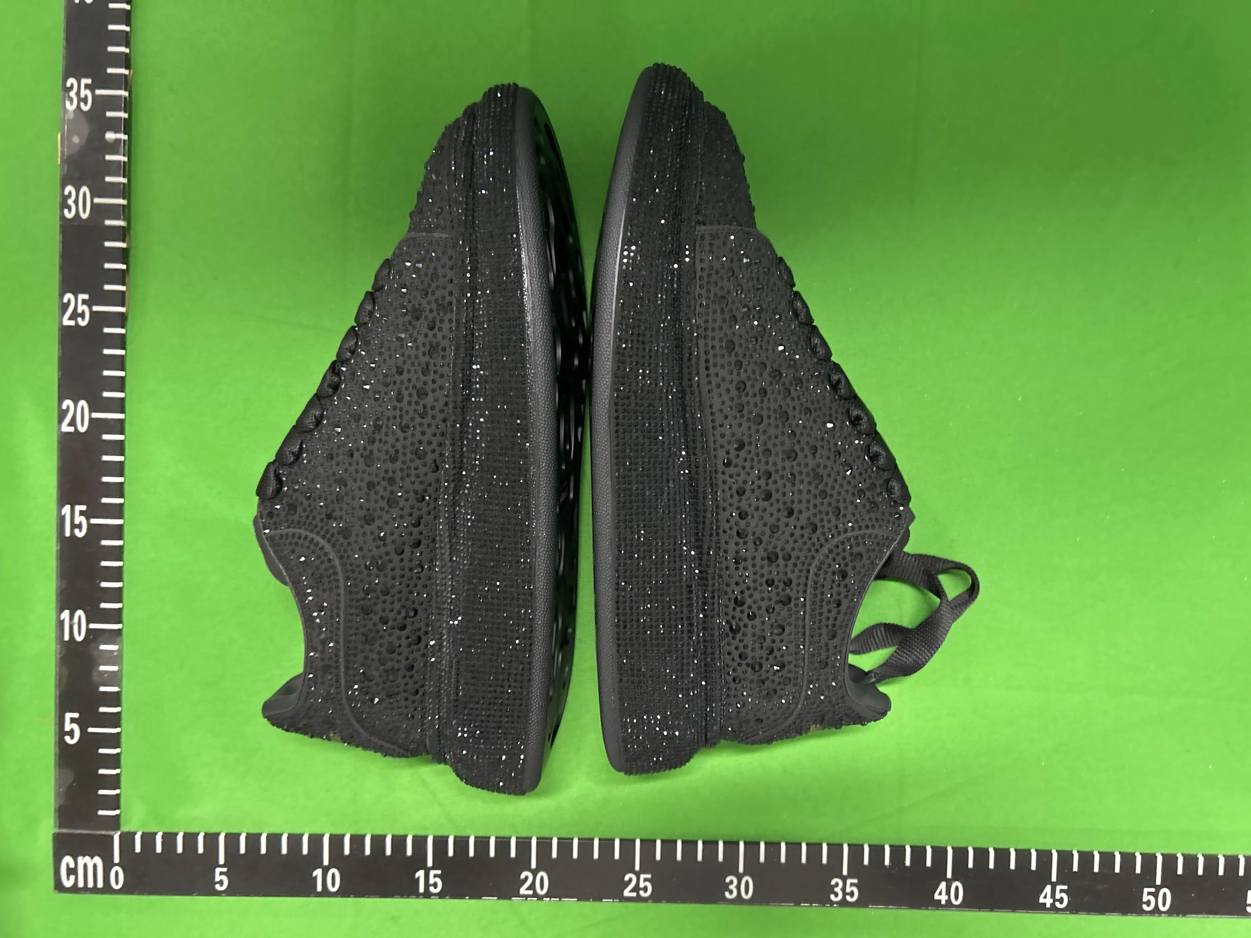 Foto QC 5 de Alexander McQueen Oversized Leather Platform Black White DJ-Yjump02