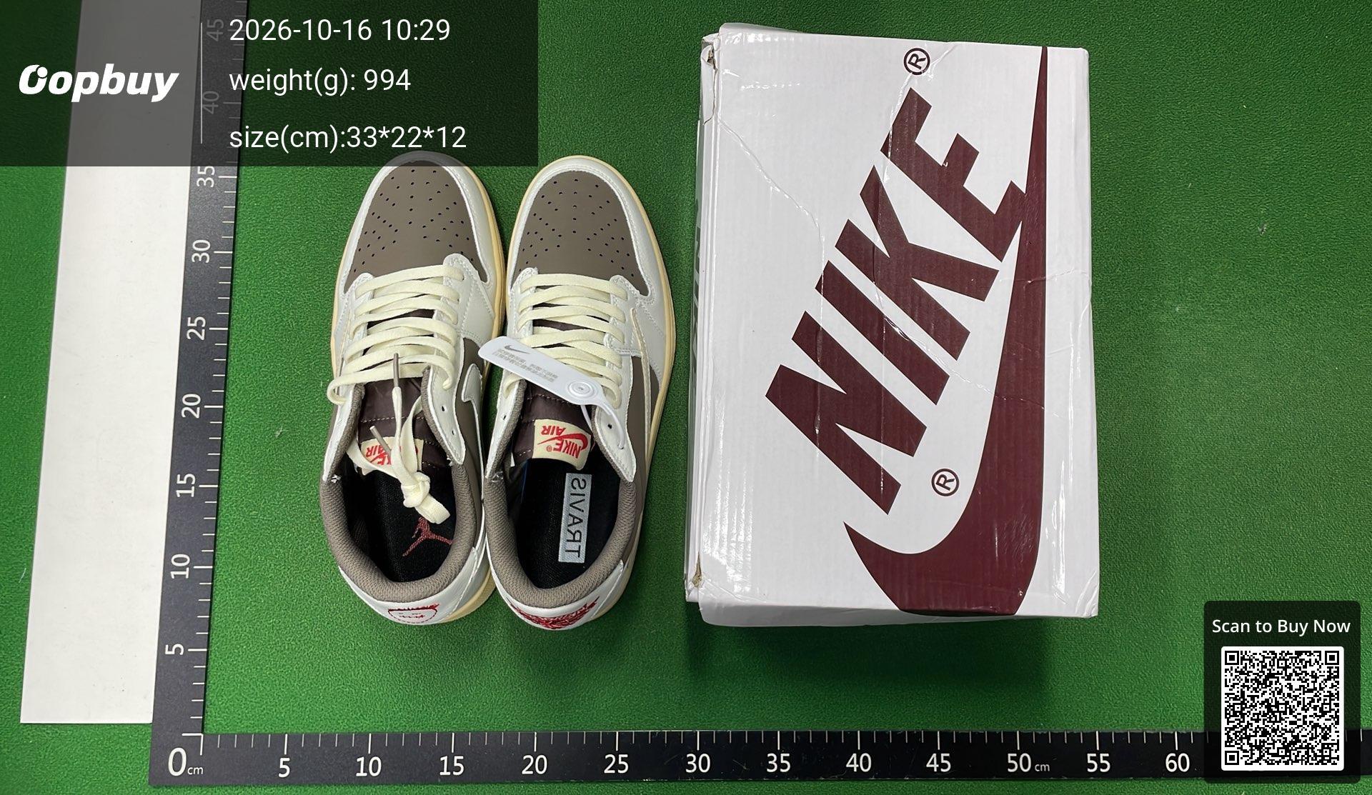 Foto QC 1 de Jordan 1 Retro Low OG SP Travis Scott Black Phantom DM7866-001