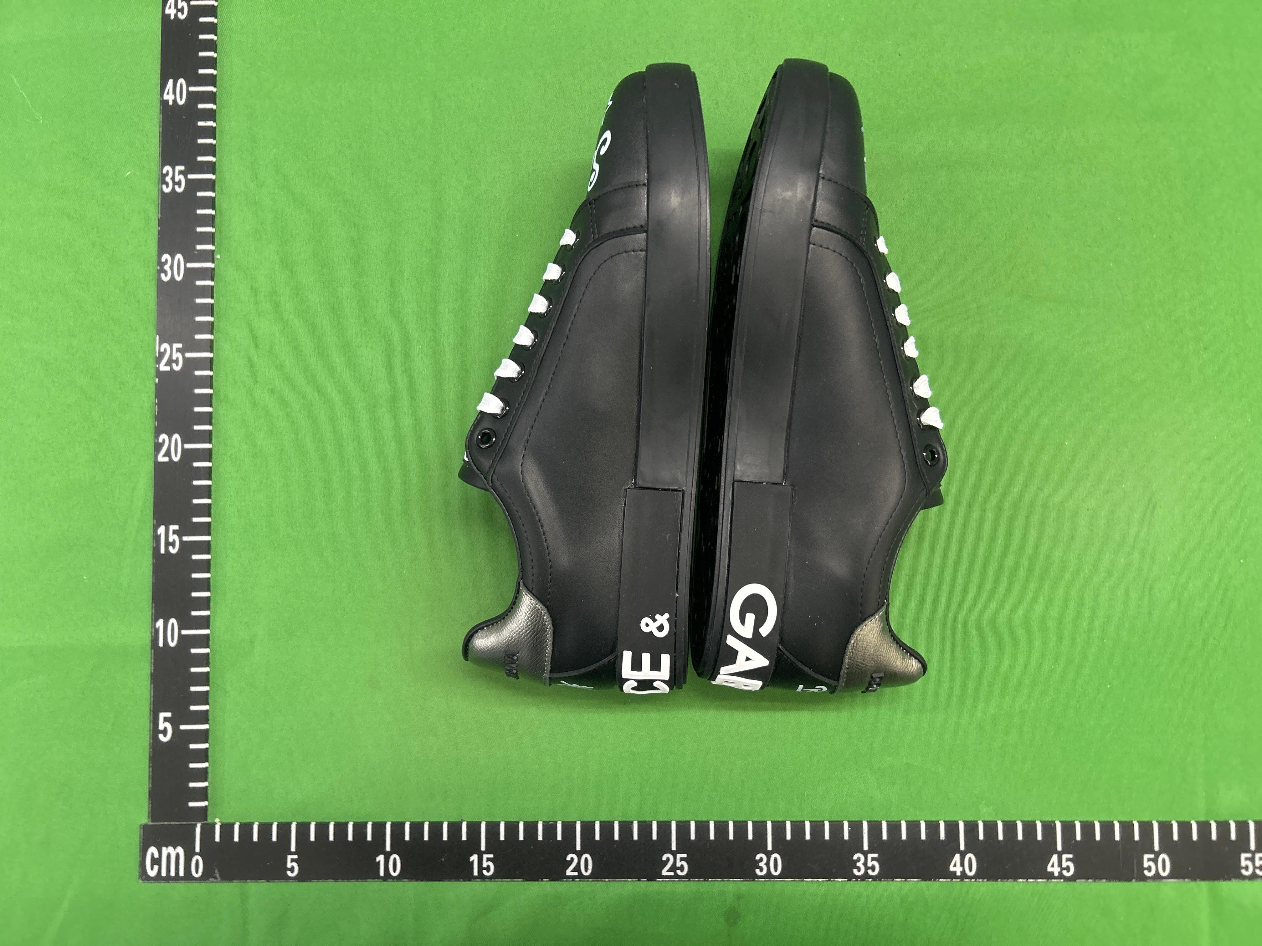Foto QC 4 de Dolce & Gabbana Portofino Sneakers Leather DG Logo Black