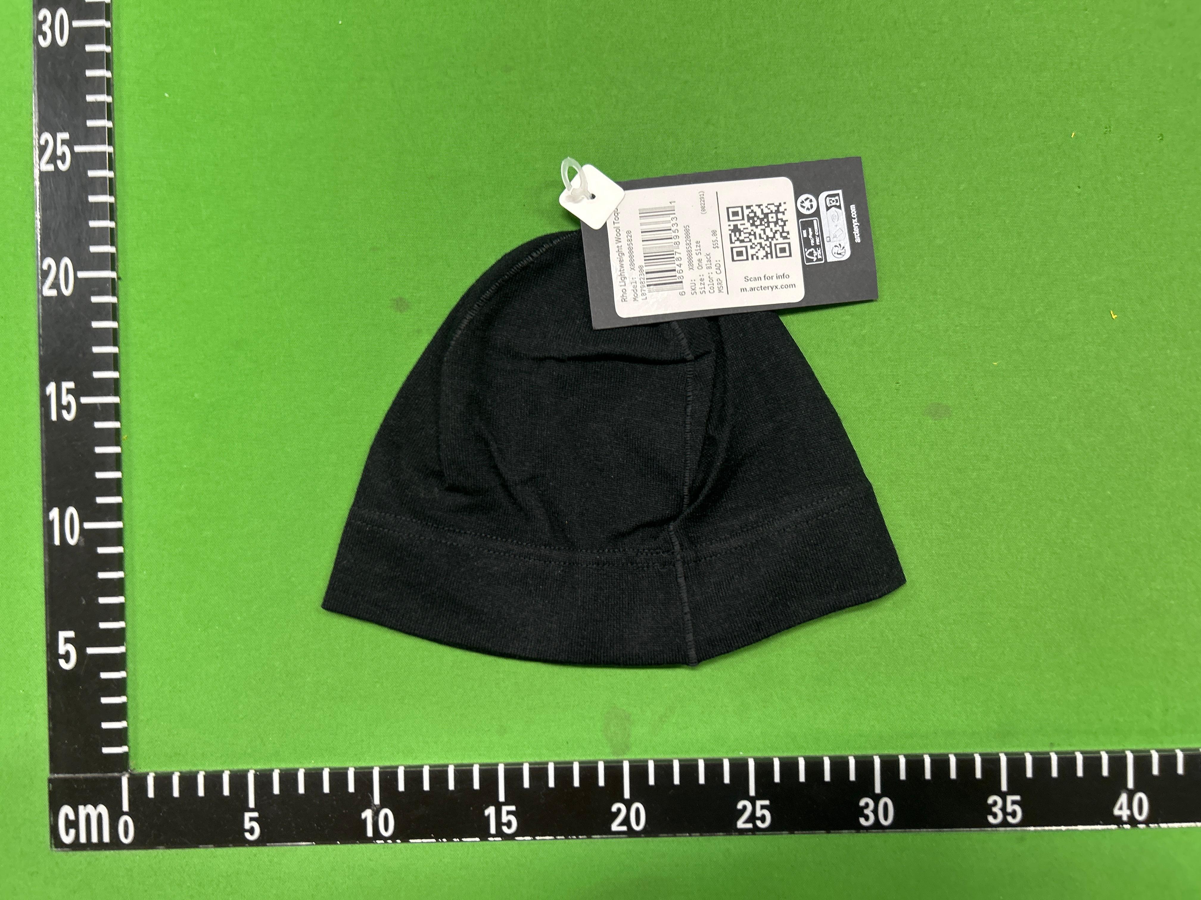 Foto QC 6 de Arc'teryx Rho Lightweight Wool Beanie Black