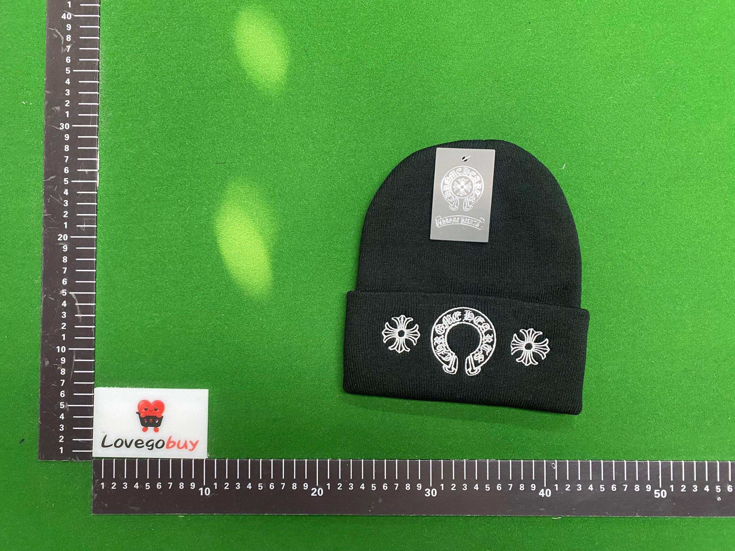 Foto QC 1 de Chrome Hearts Horseshoe Beanie Black