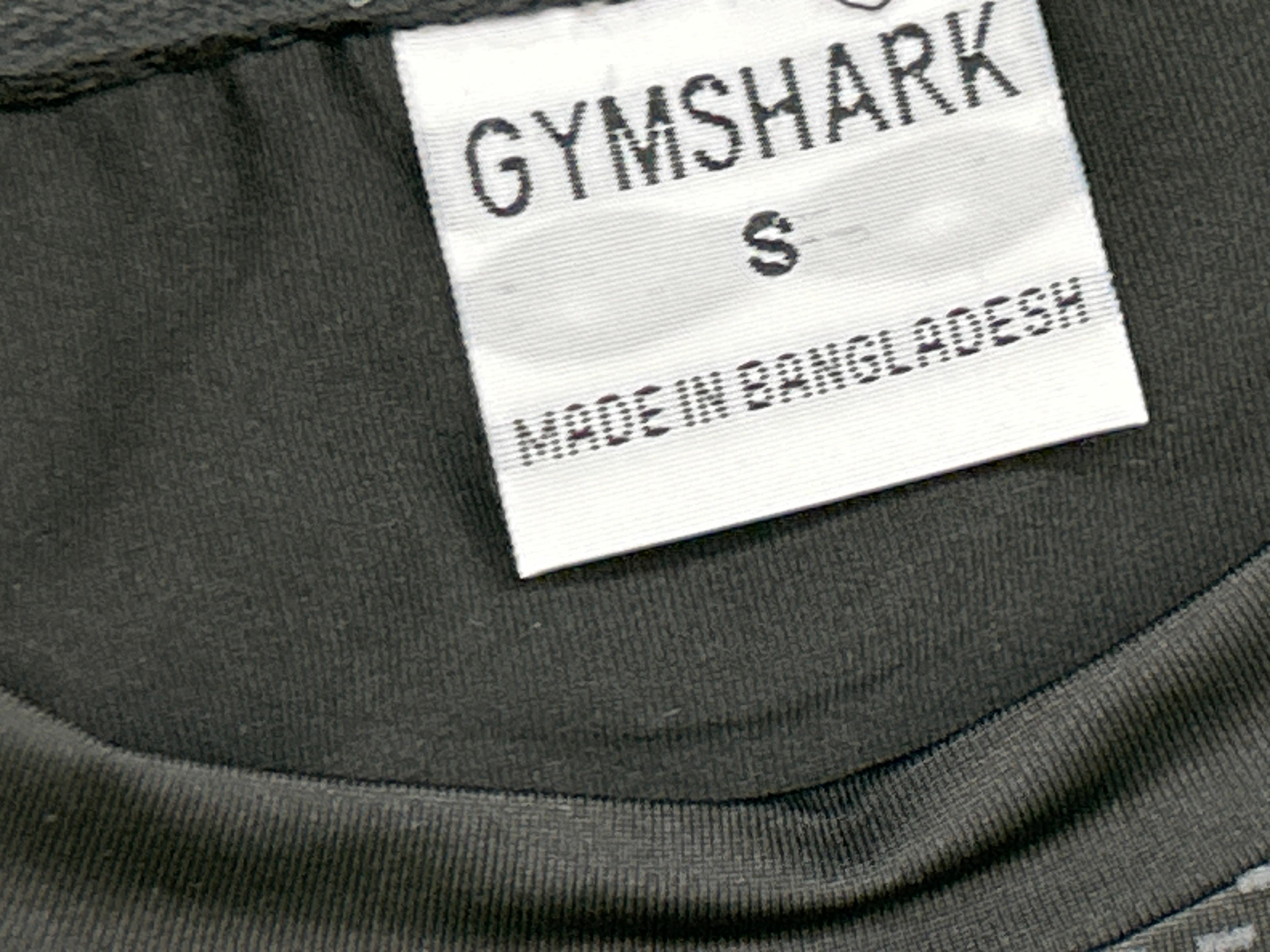 Foto QC 2 de Gymshark T-shirt Slim Fit Short Sleeve Black Burgundy