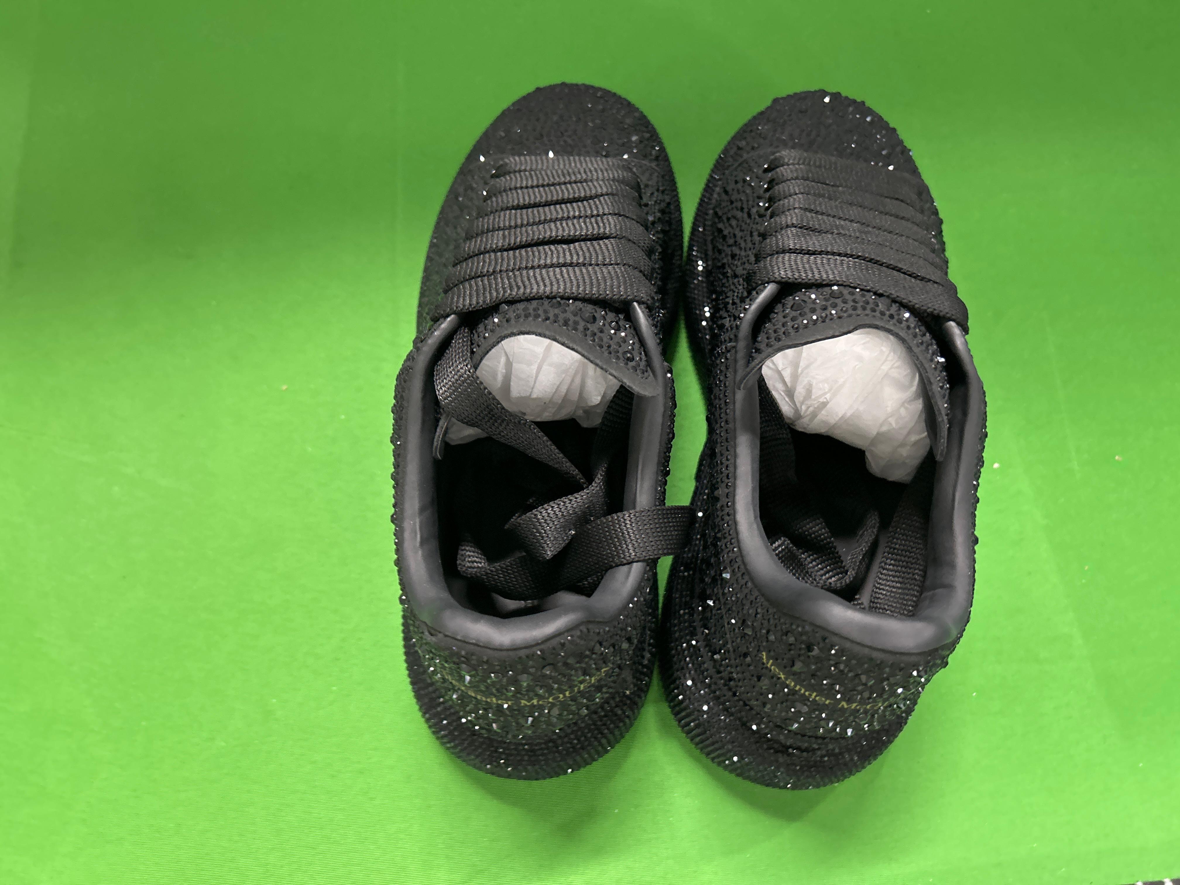 Foto QC 3 de Alexander McQueen Oversized Leather Platform Black White DJ-Yjump02
