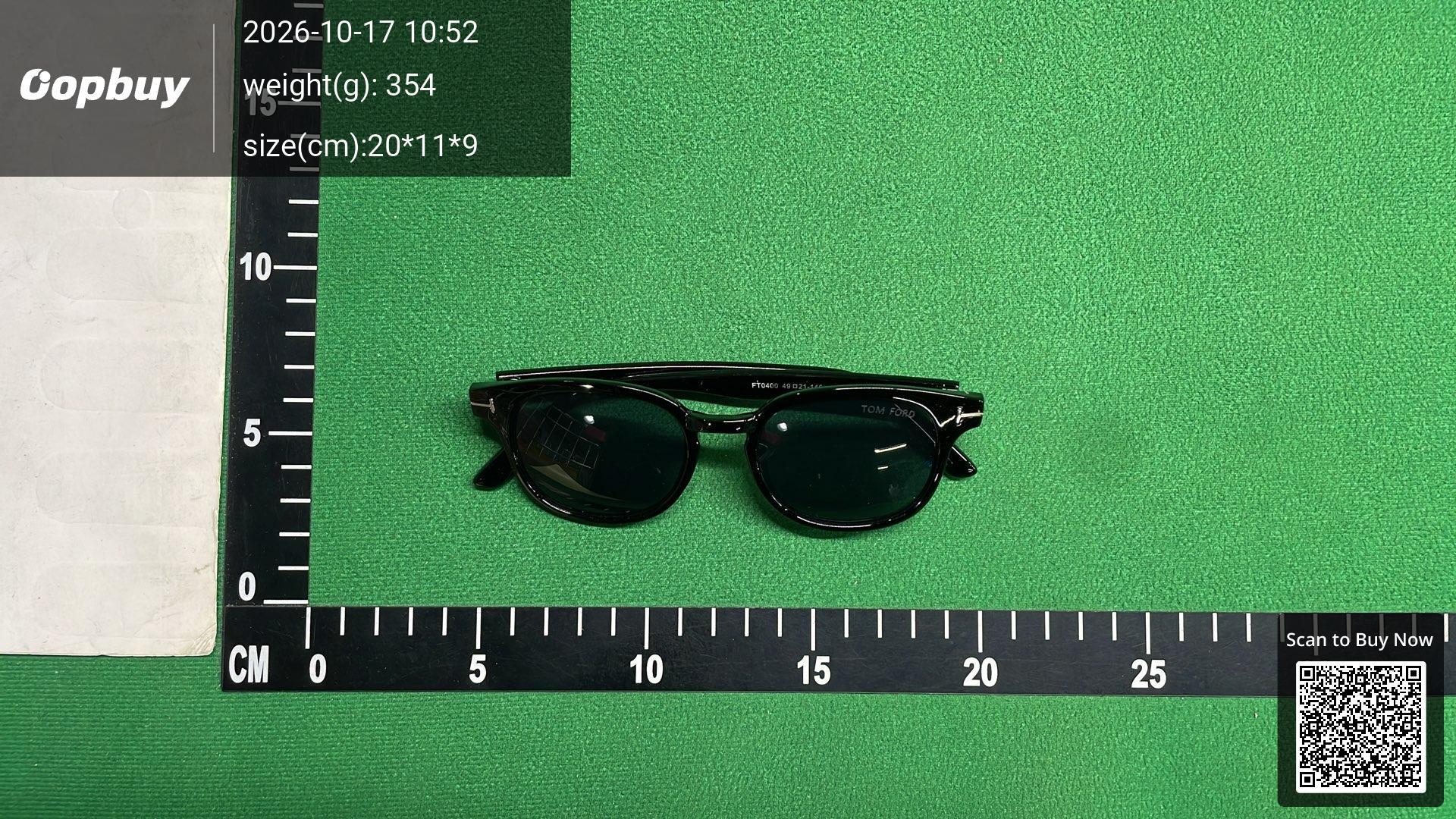 Foto QC 1 de Tom Ford Round-Frame Acetate Sunglasses Havana Grey