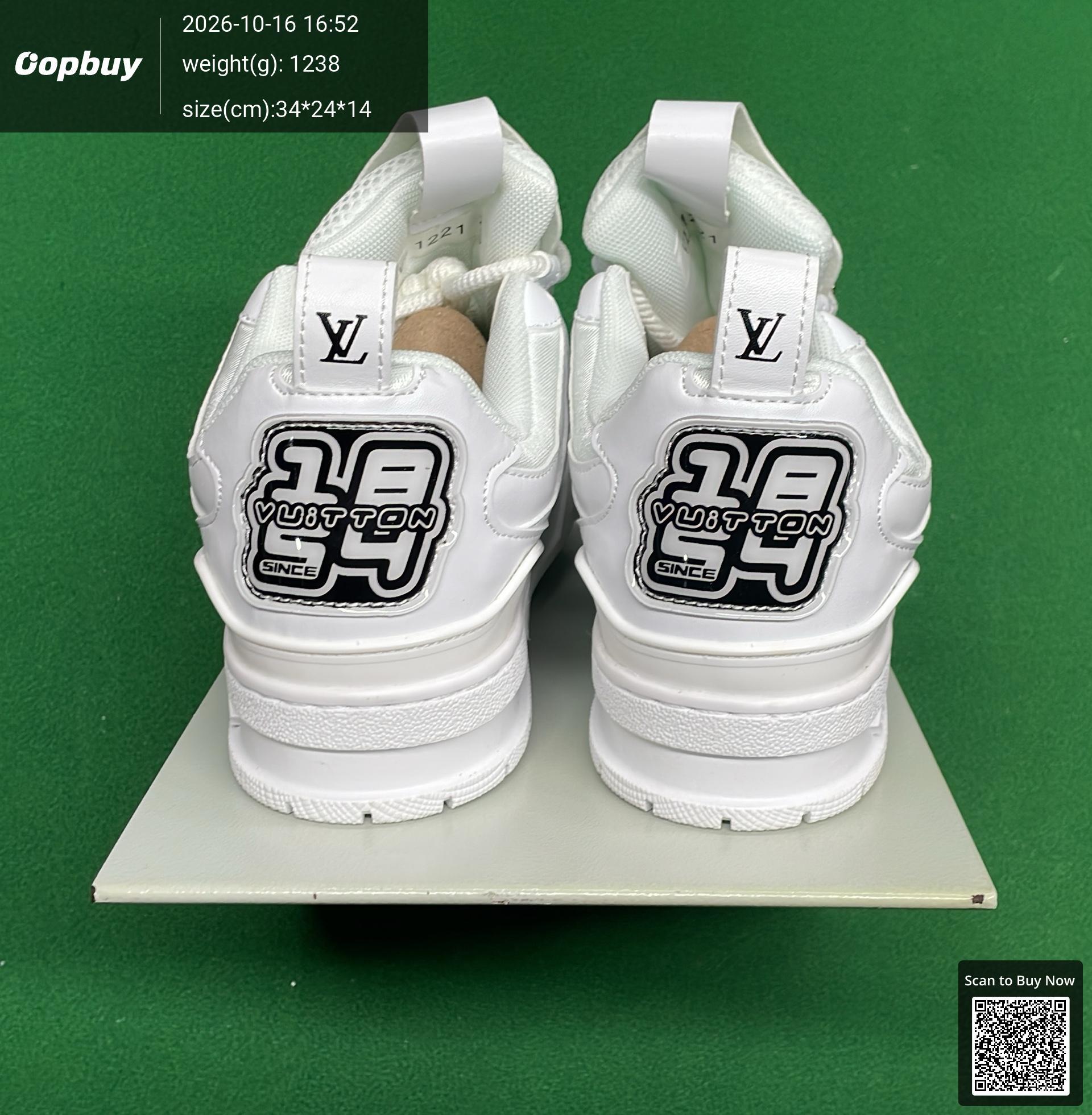 Foto QC 3 de Louis Vuitton LV Skate Low Beige White 1AARQH