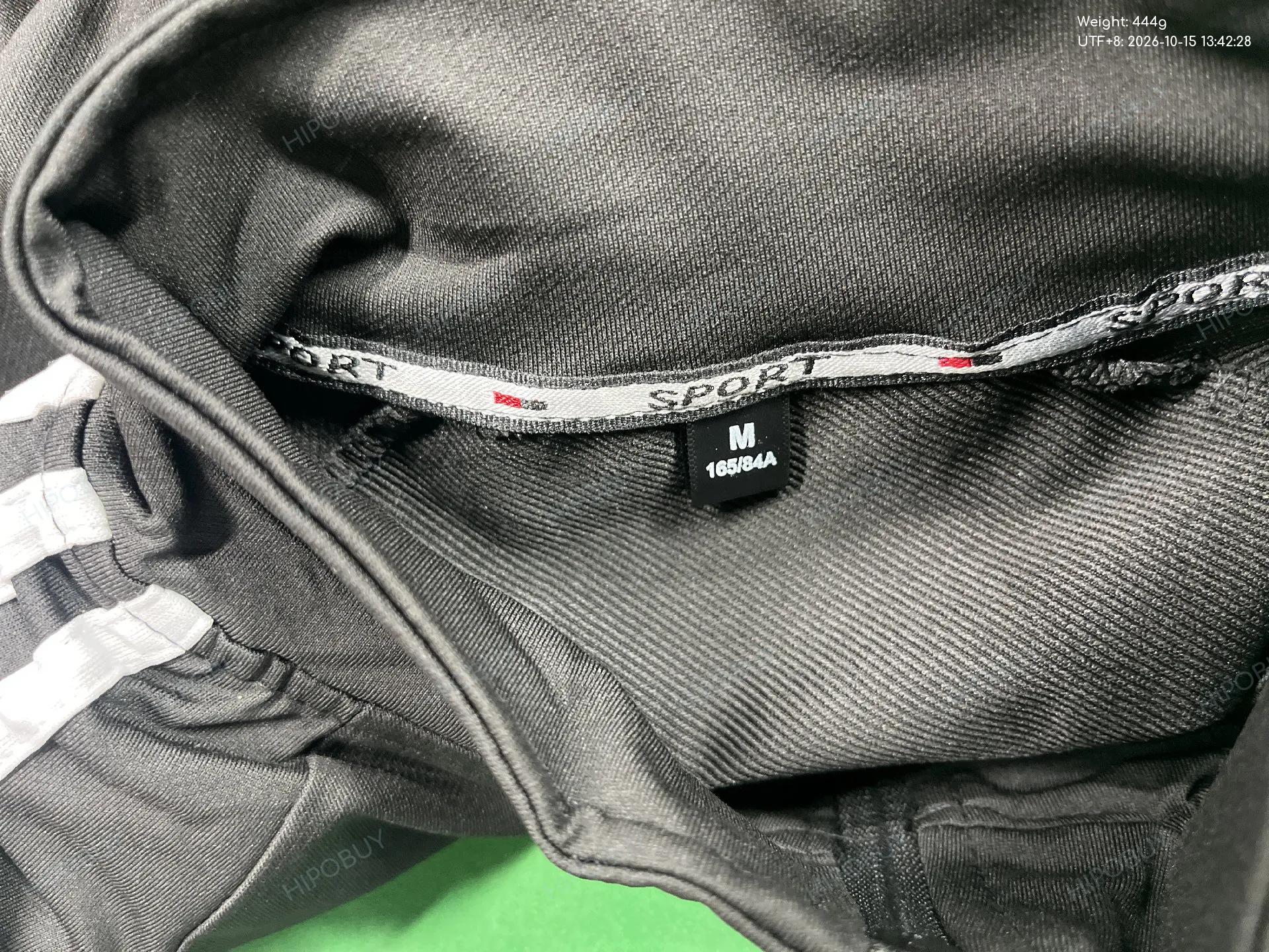 Foto QC 1 de Unbranded Three Stripes Stand Collar Track Jacket Black