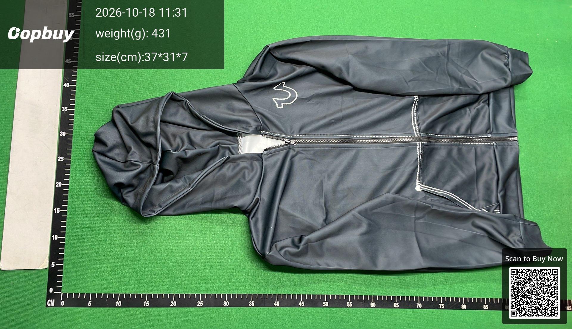 Foto QC 1 de True Religion World Tour Zip Sweater Buddha Graphic Heather Grey