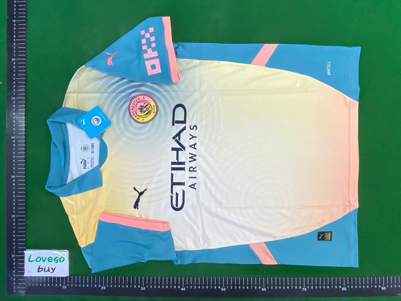 Foto QC 7 de Puma x Manchester City 2025/26 Year of the Dragon 125th Anniversary Training Jersey Sky Blue
