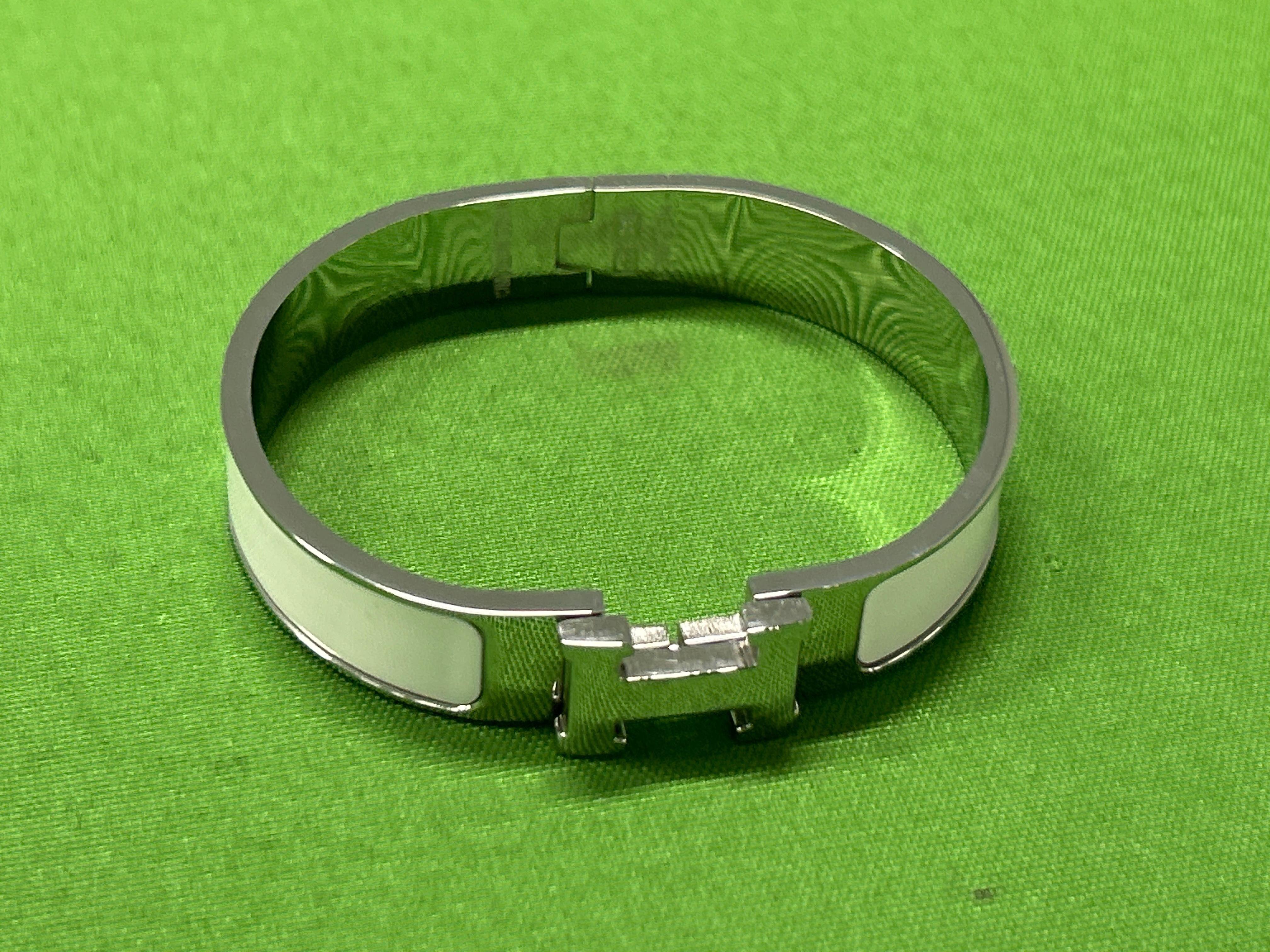 Foto QC 2 de Hermes Clic Clac H Bracelet Metal Enamel