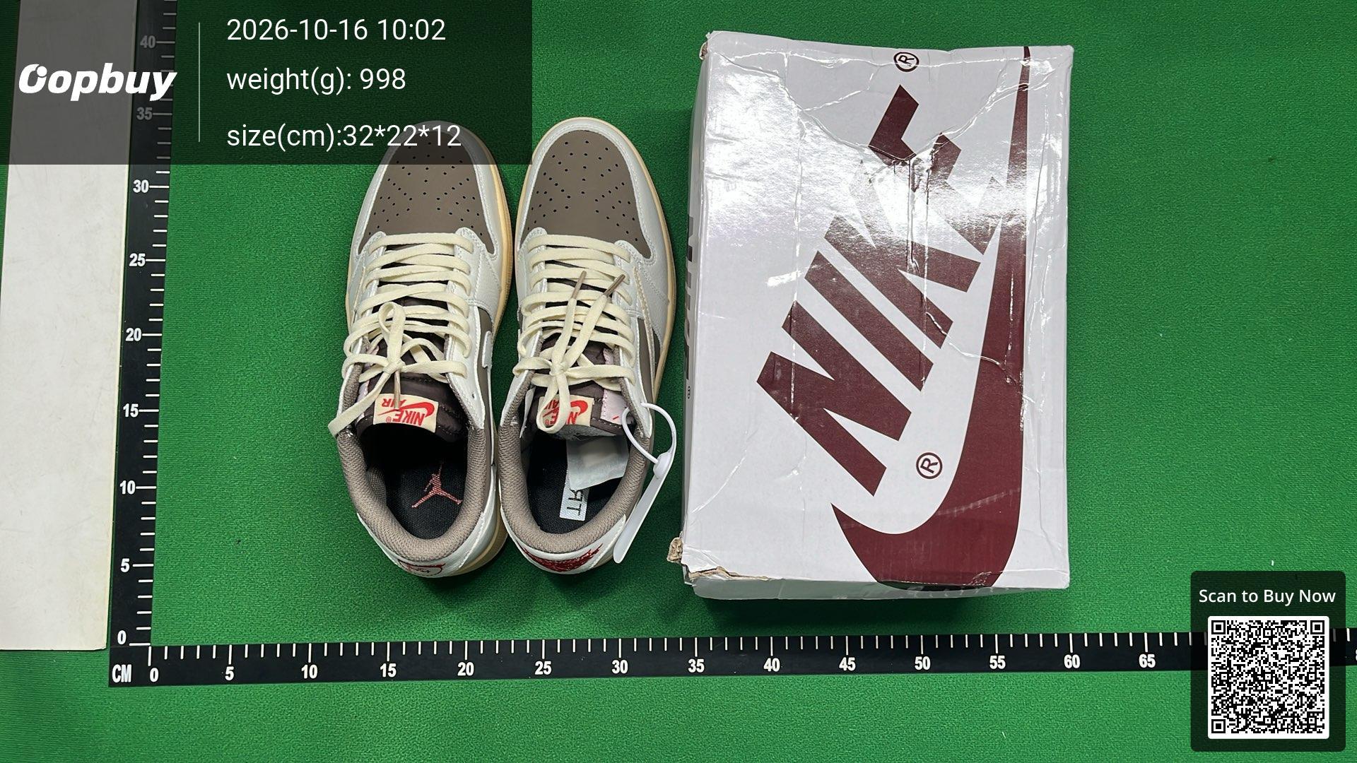 Foto QC 7 de Jordan 1 Retro Low OG SP Travis Scott Black Phantom DM7866-001