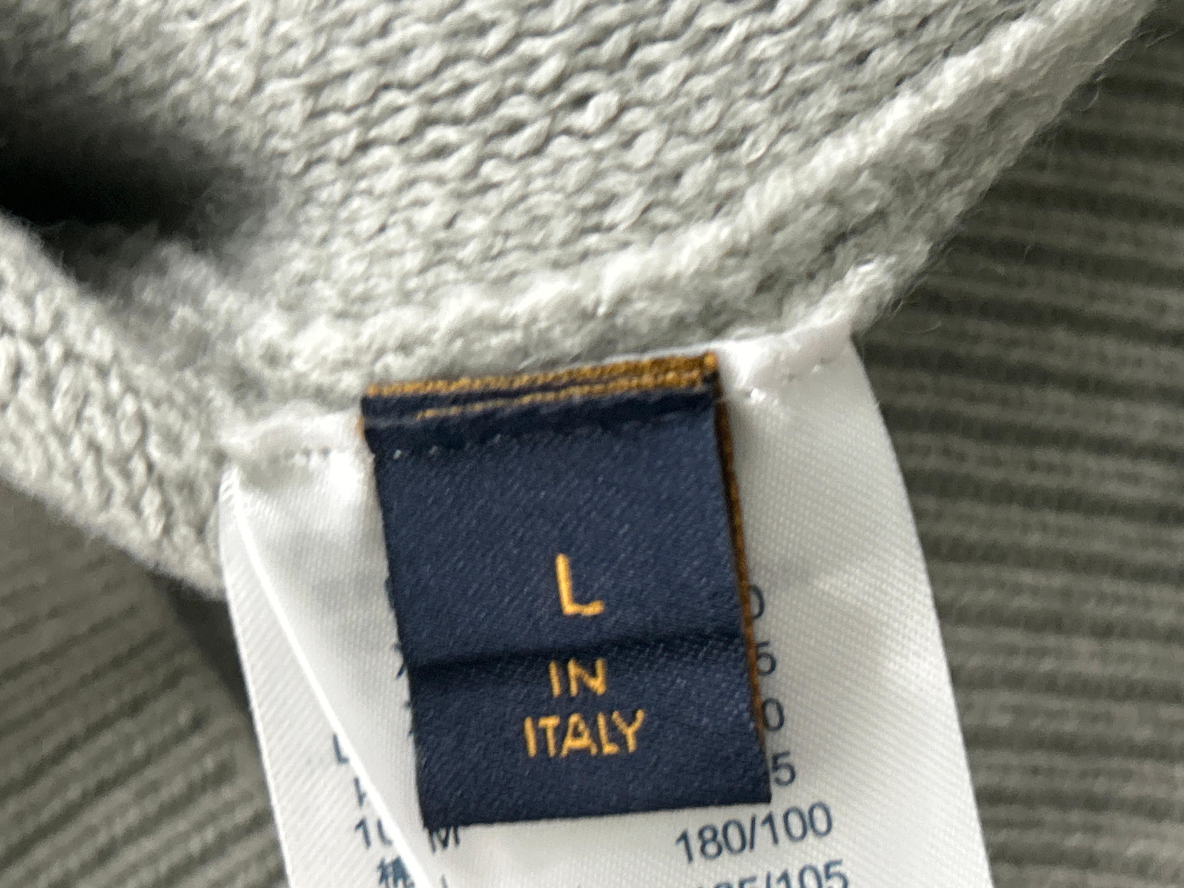 Foto QC 8 de Louis Vuitton Crewneck Sweater LV Logo Knit Grey