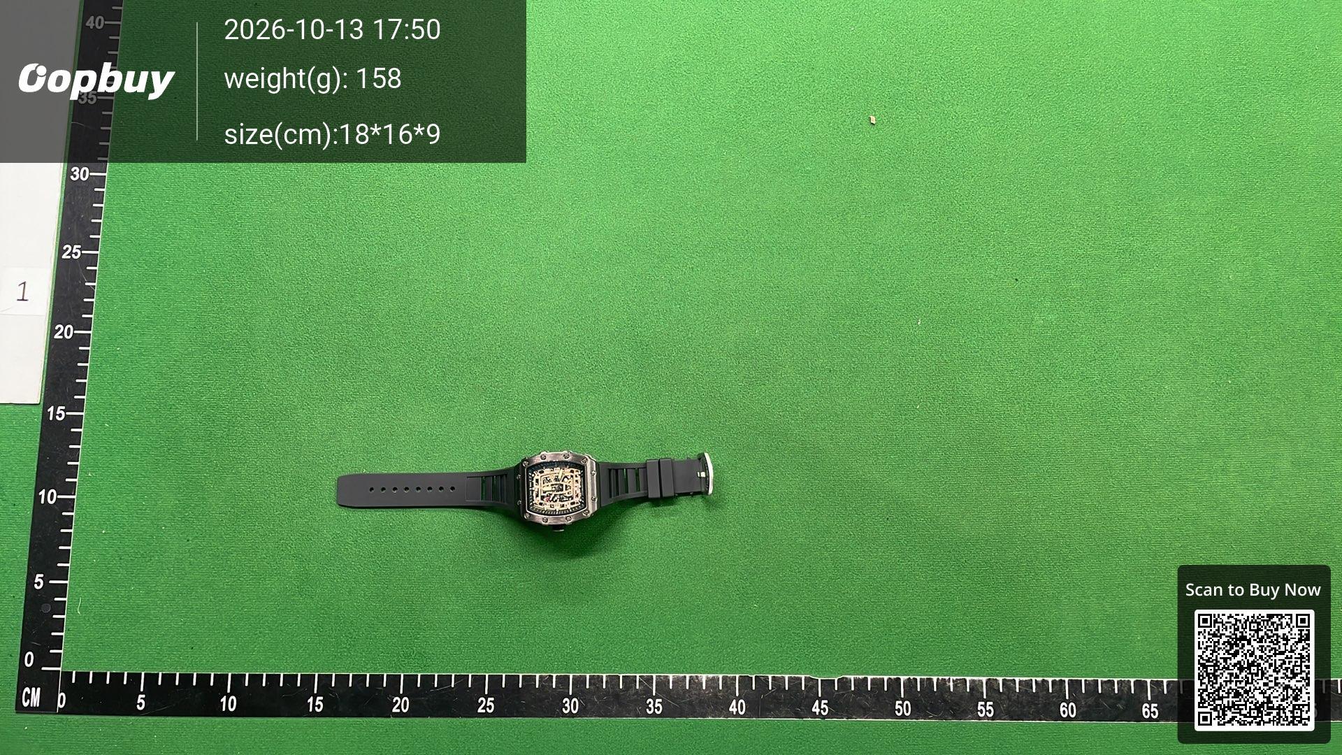 Foto QC 7 de Henglong Skeleton Tonneau Quartz Watch