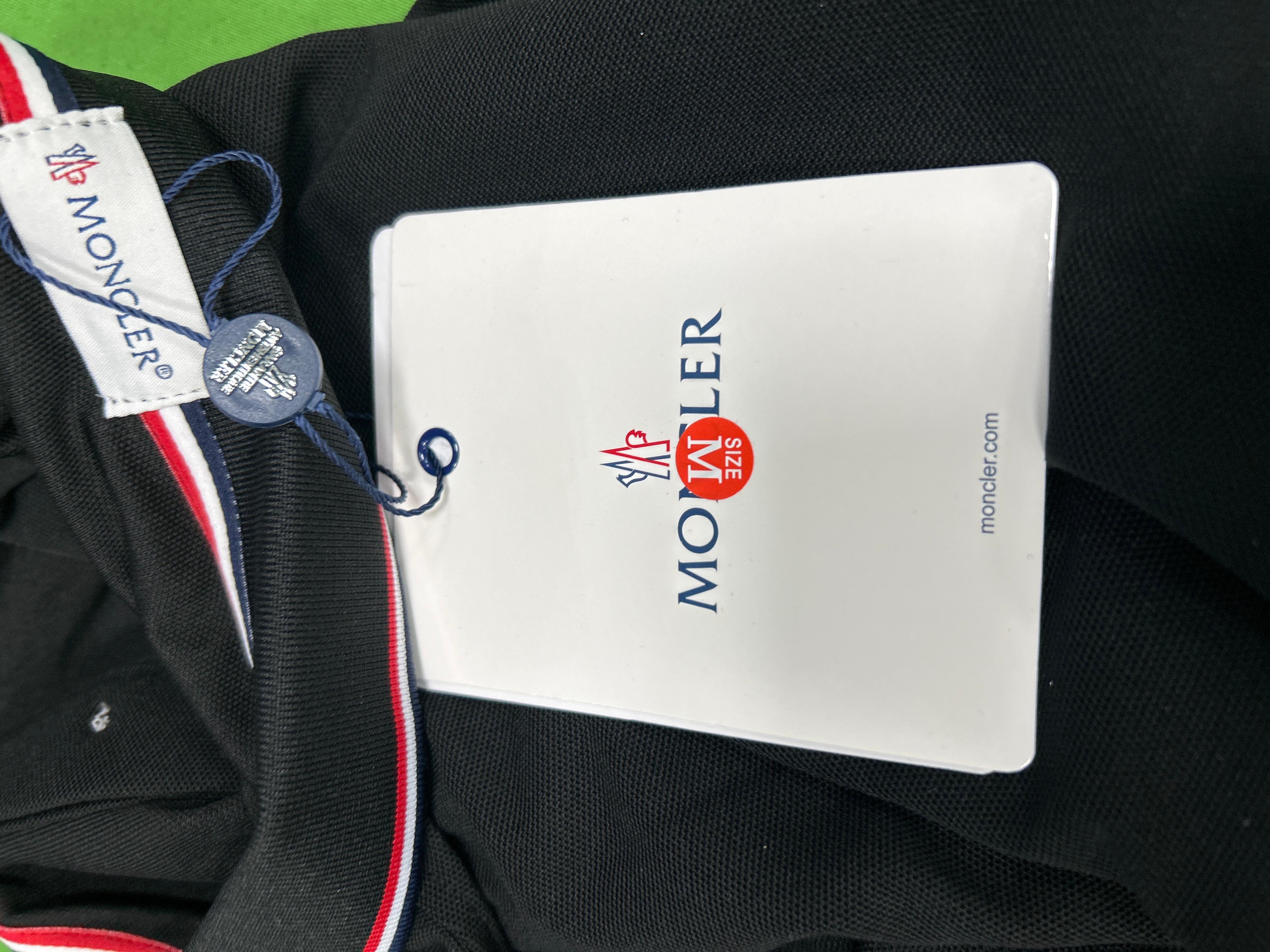 Foto QC 4 de Moncler Shirt Logo Patch Tricolor Trim Black
