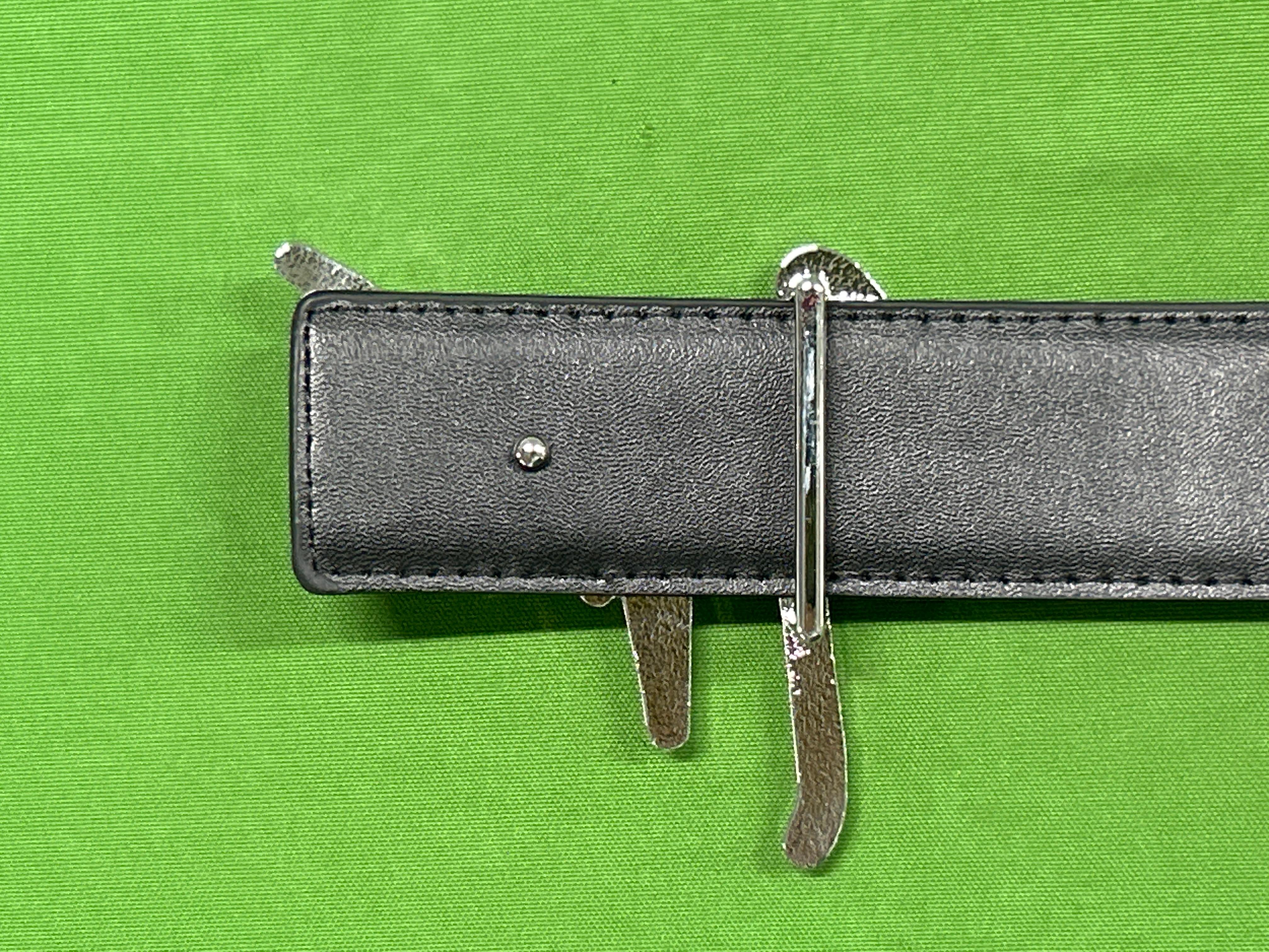 Foto QC 2 de Other Signature Buckle Belt Black