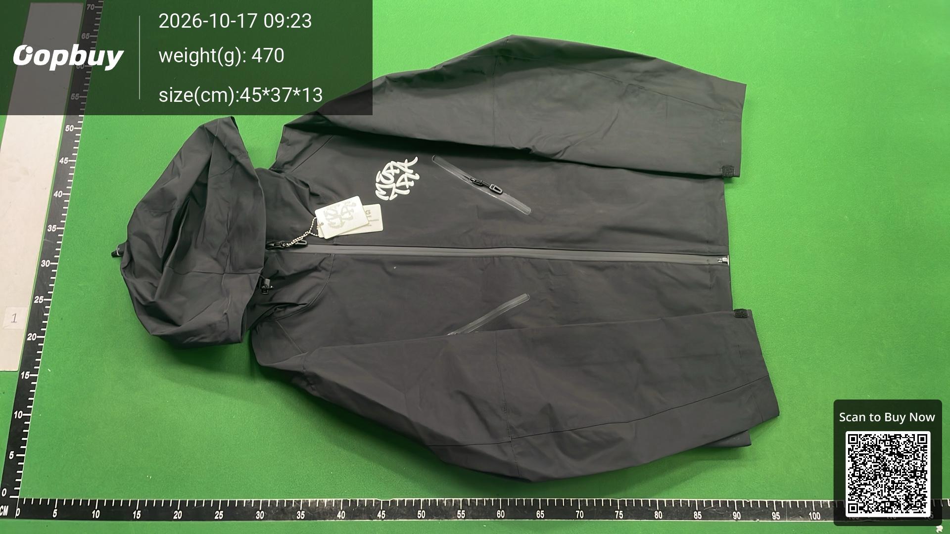 Foto QC 6 de Mertra Softshell Jacket Waterproof Reflective Hooded Grey