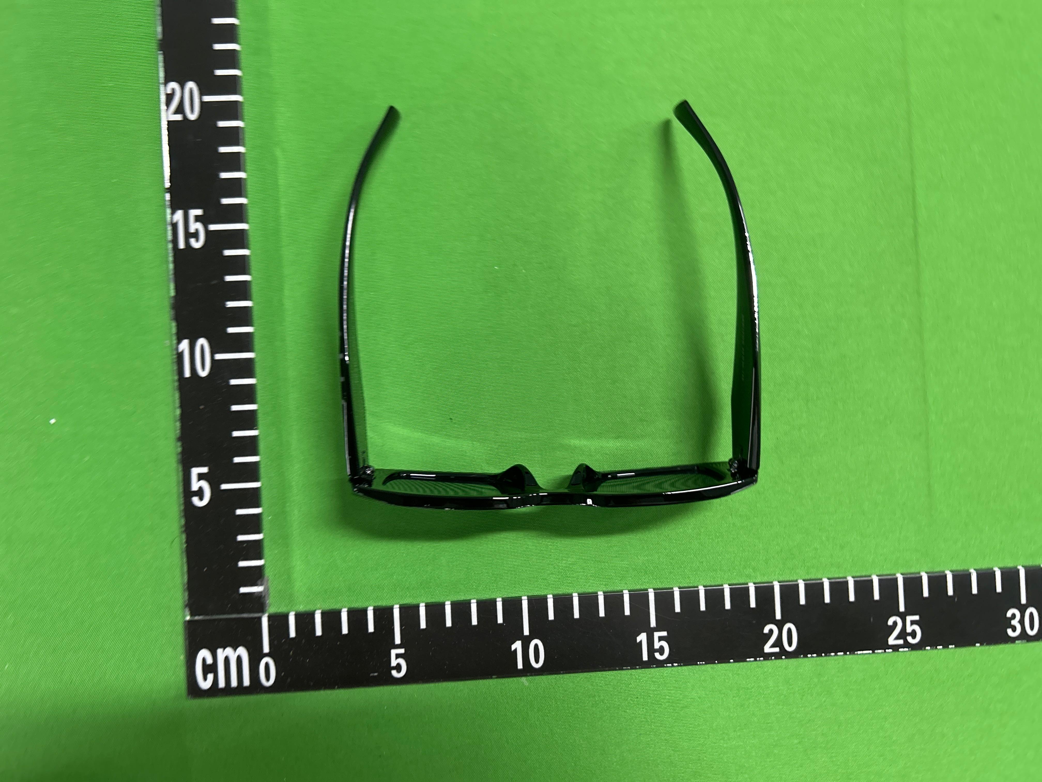 Foto QC 6 de Prada Symbole Rectangle-Frame Acetate Sunglasses Black Grey (PR 17WS)