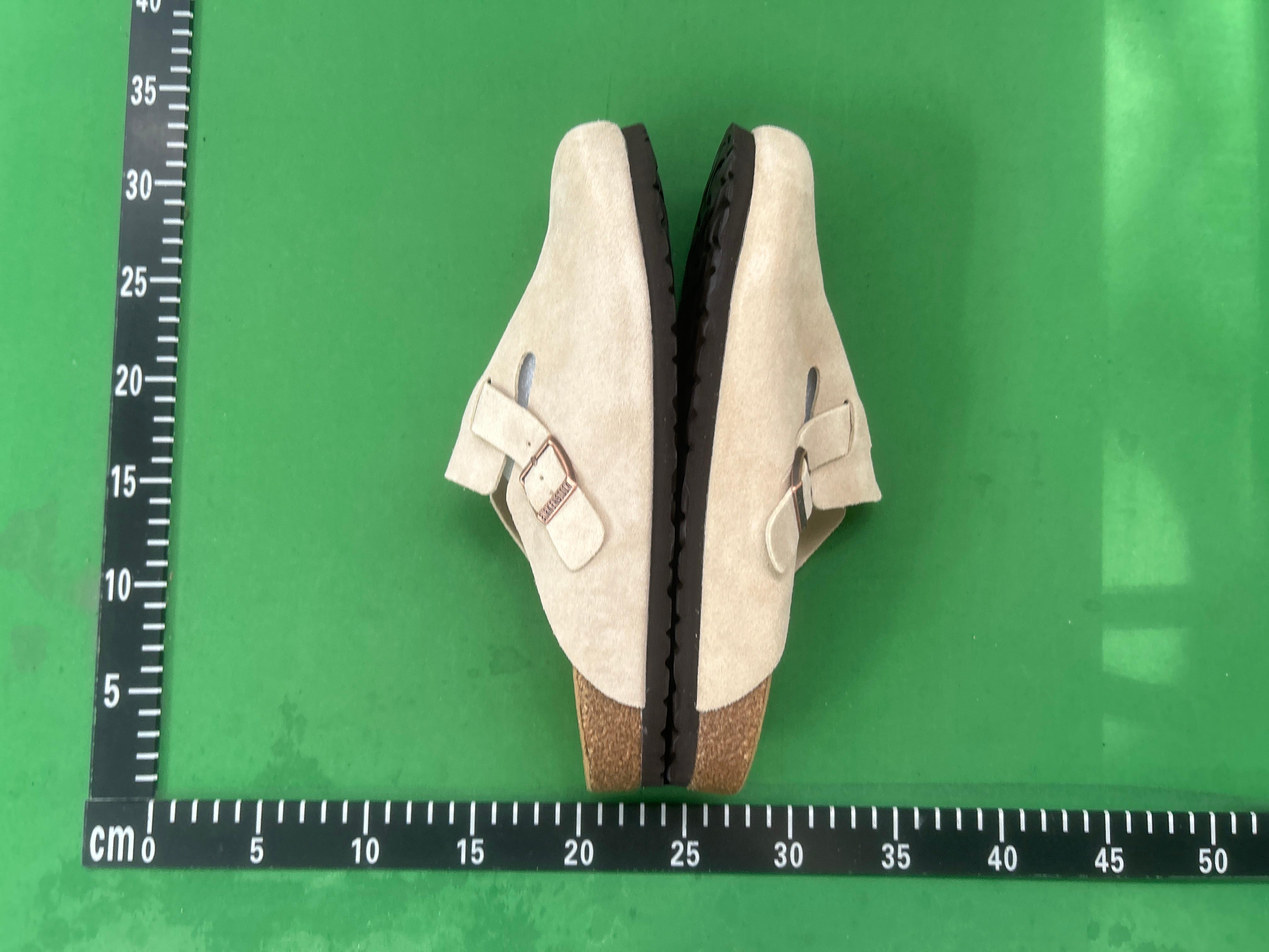 Foto QC 7 de Birkenstock Boston Suede Leather Soft Footbed Navy