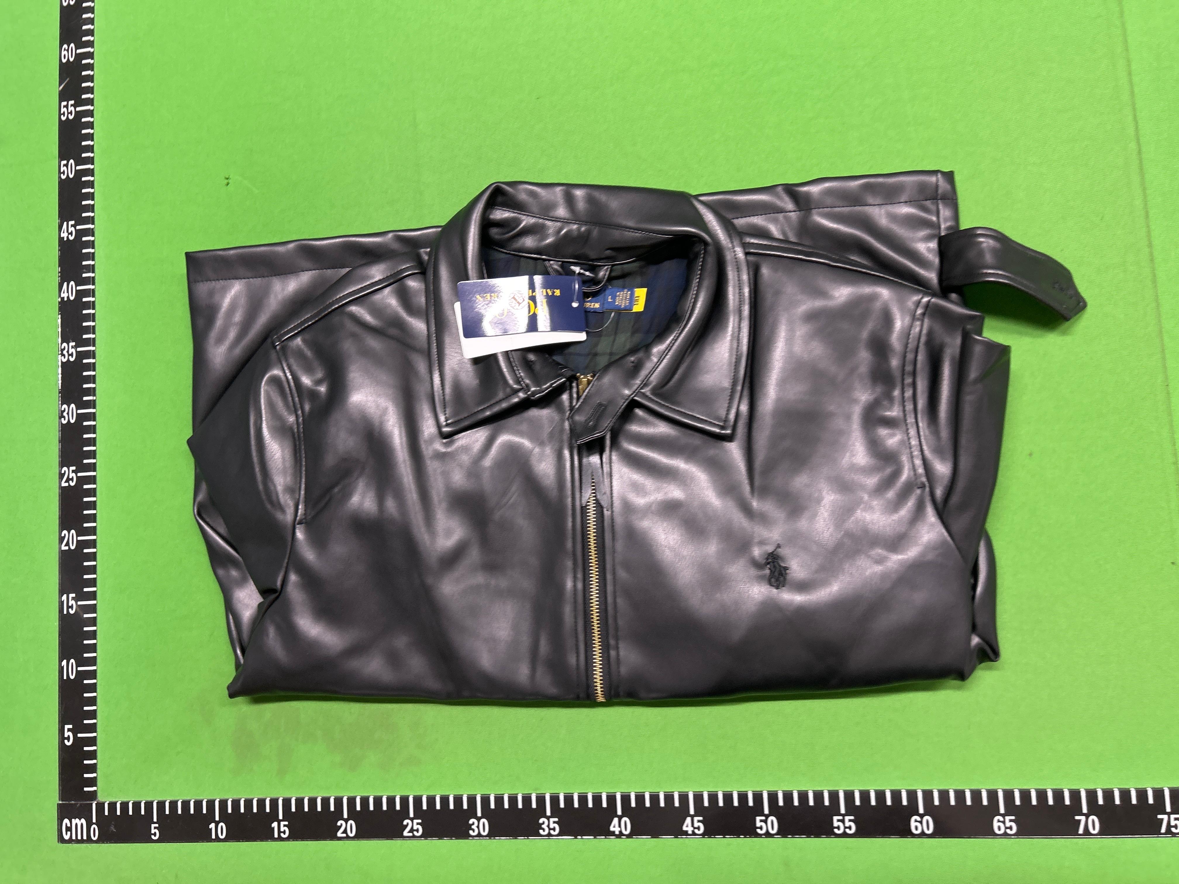 Foto QC 4 de Polo Ralph Lauren Leather Jacket Black