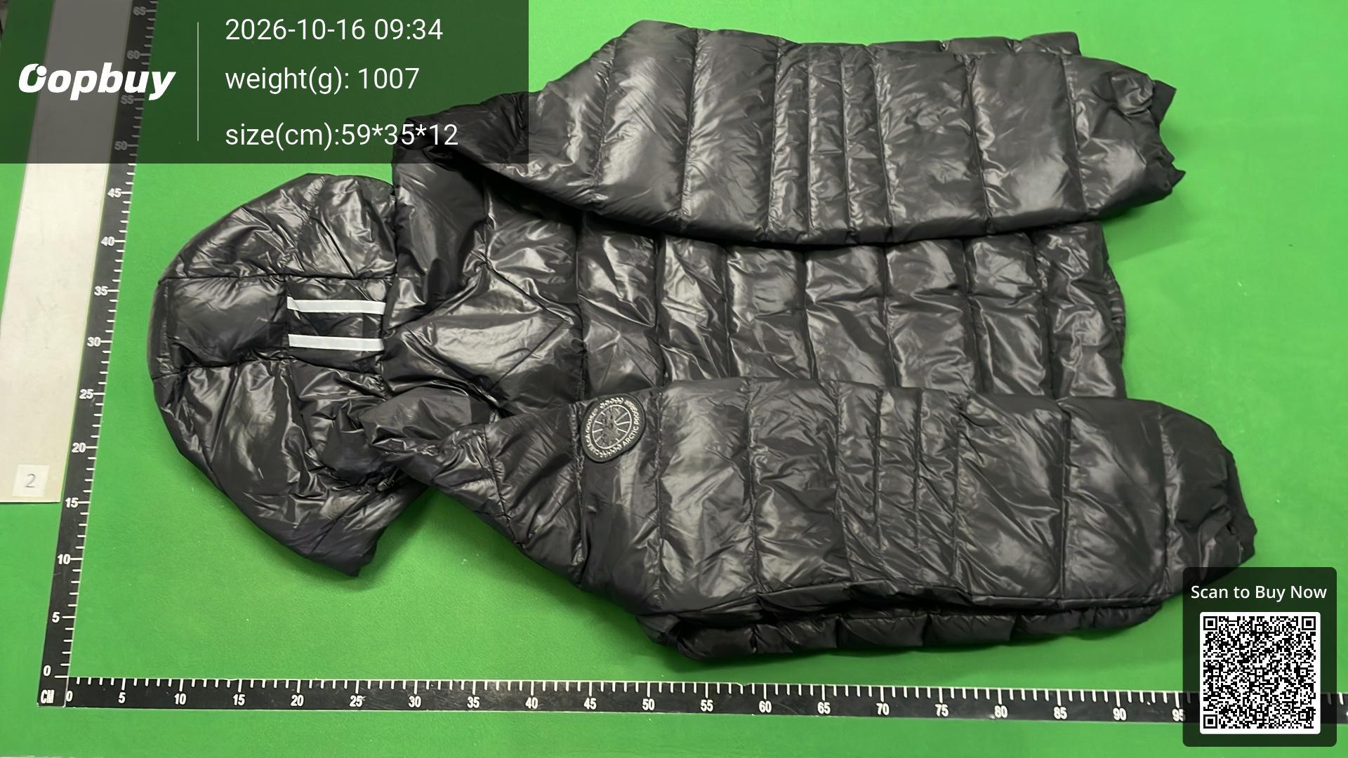Foto QC 7 de Canada Goose Crofton Hooded Down Jacket Black Label Black