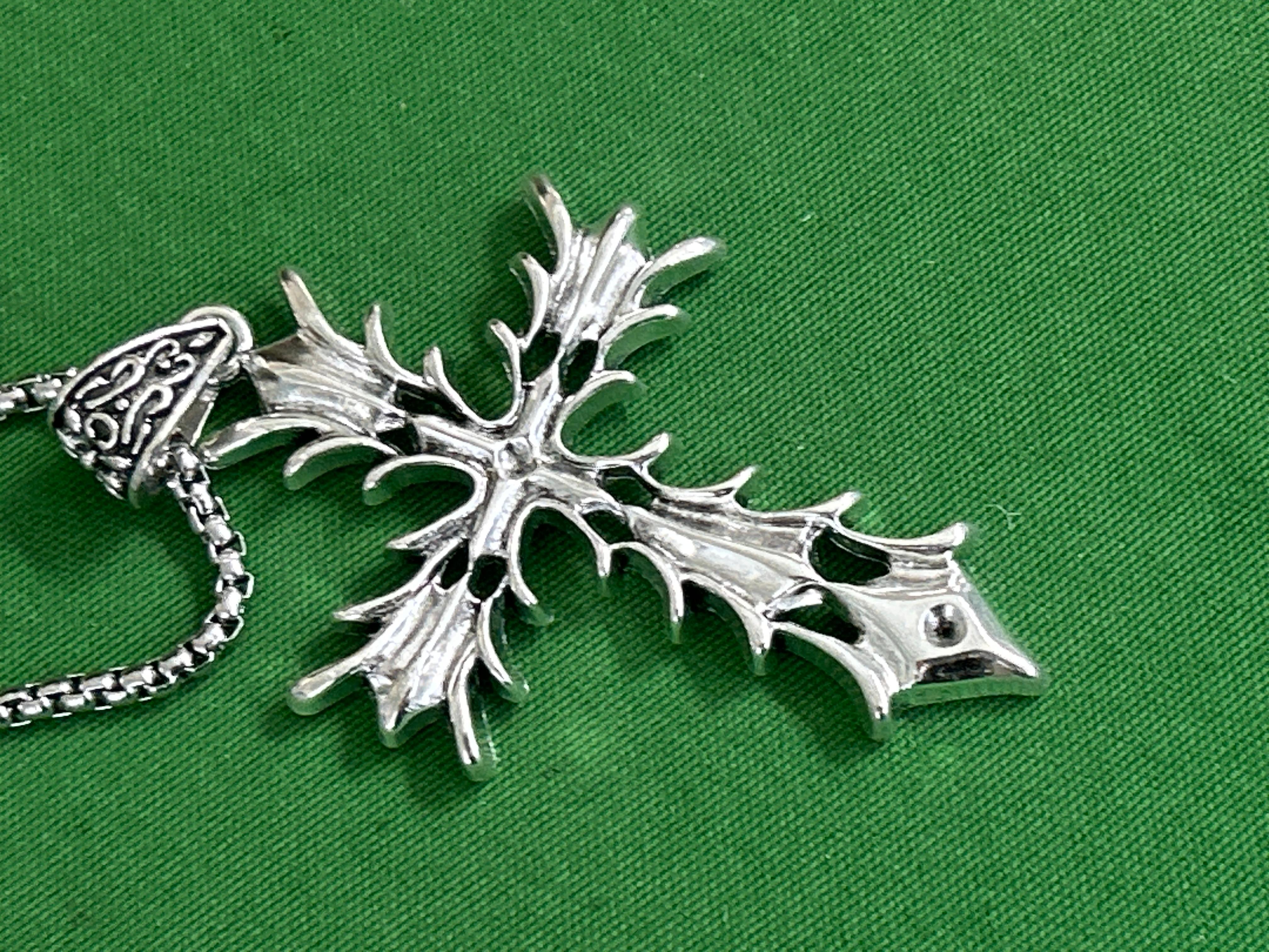 Foto QC 6 de Other Cross Necklace Titanium Steel Silver