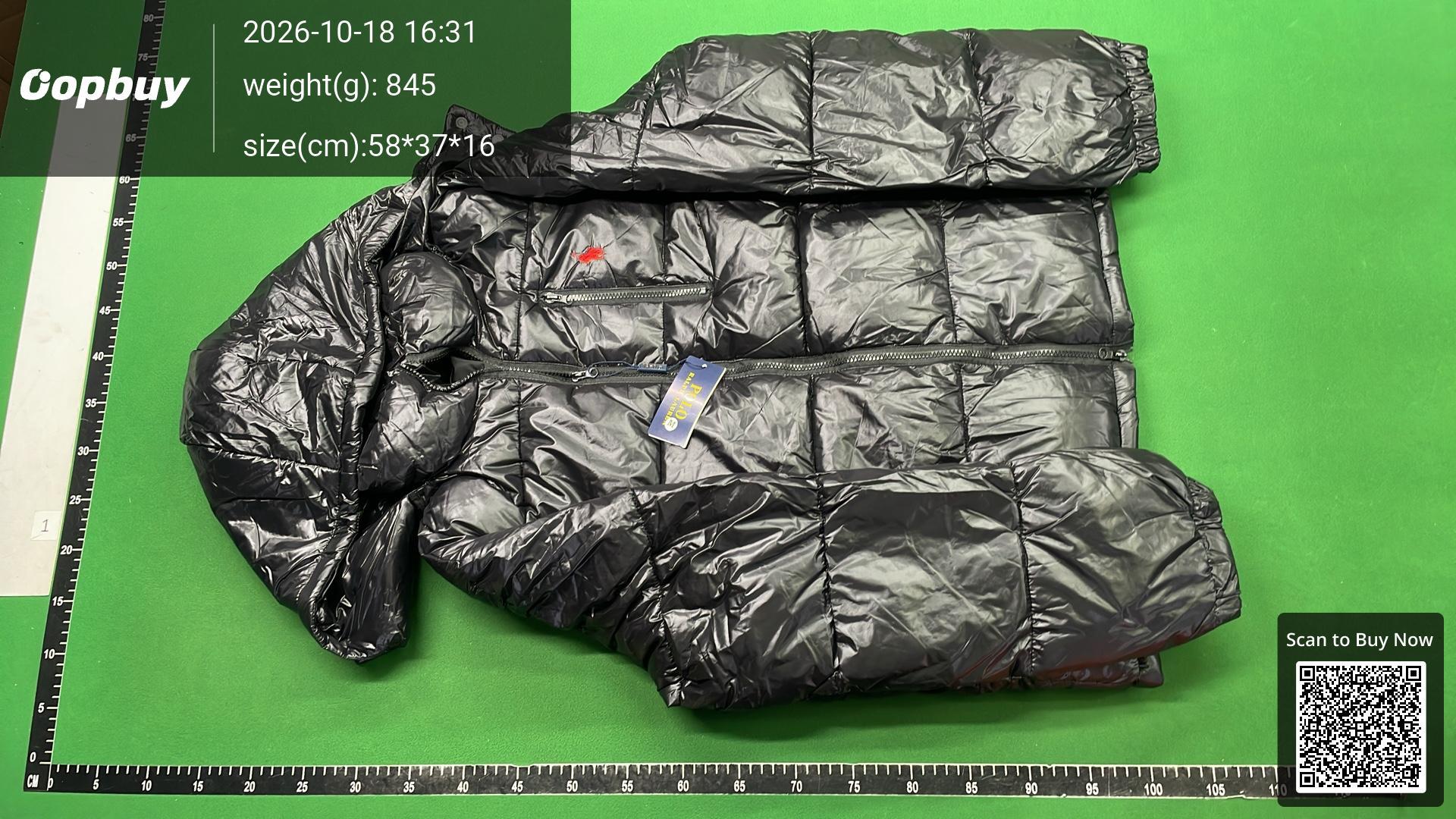 Foto QC 6 de Polo Ralph Lauren Down Jacket Hooded Black