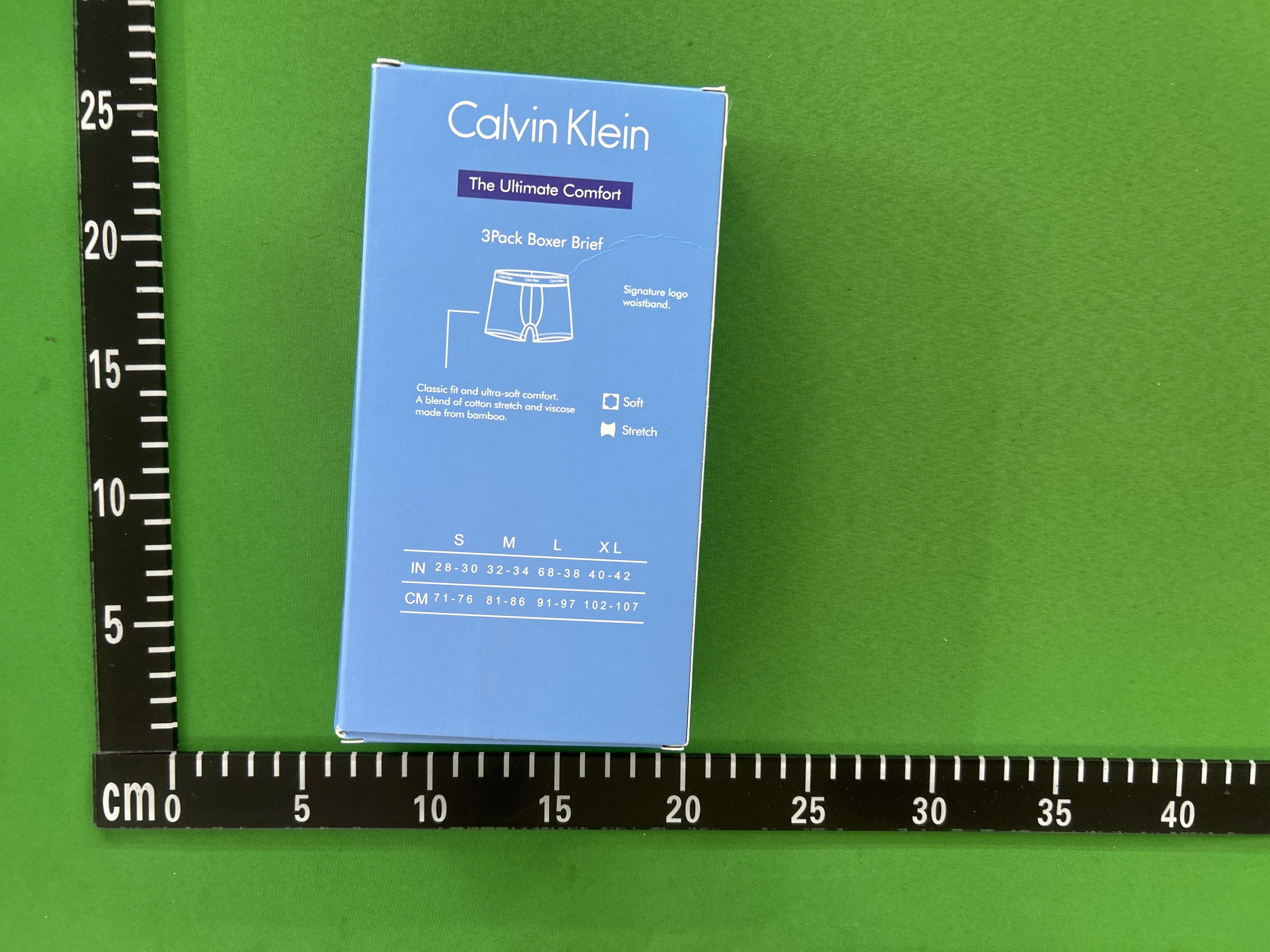 Foto QC 5 de Calvin Klein Underwear Bamboo Viscose Boxer Briefs 3-Pack Black Grey Blue