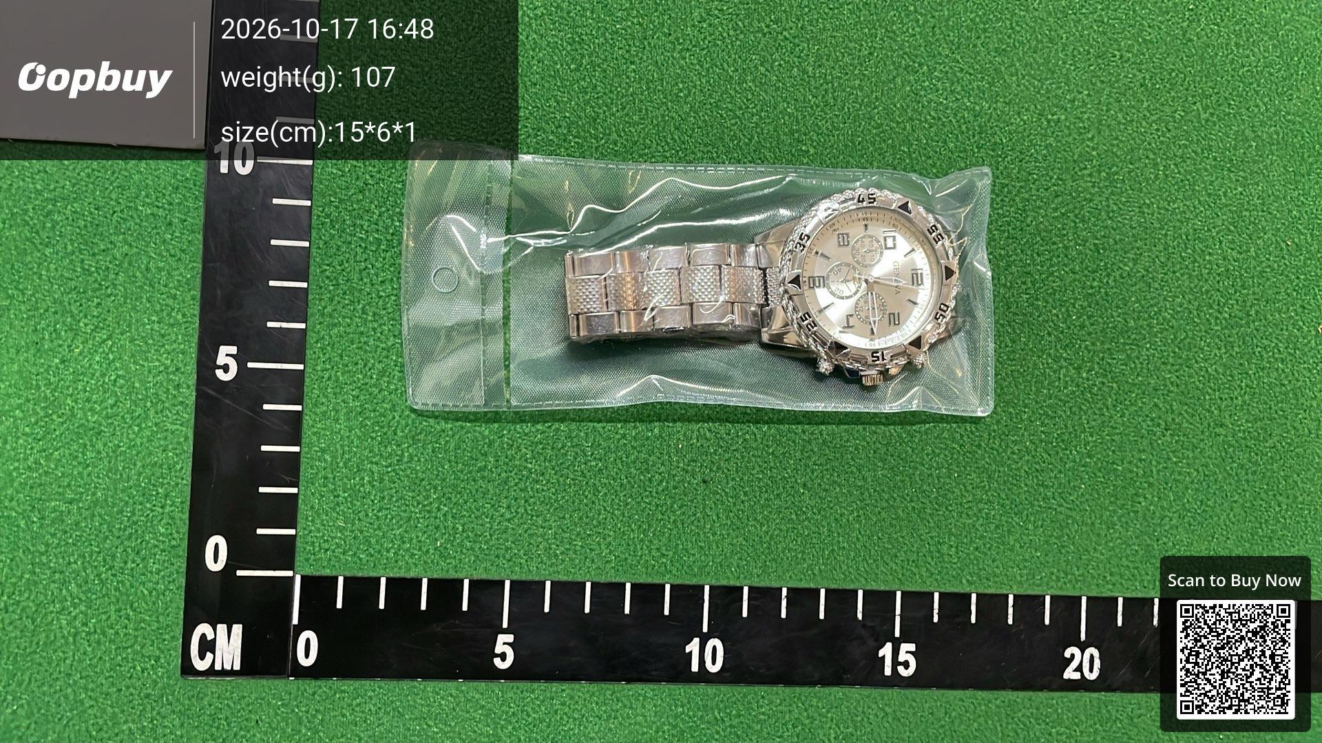 Foto QC 4 de Geneva Chronograph Style Quartz Men's Watch