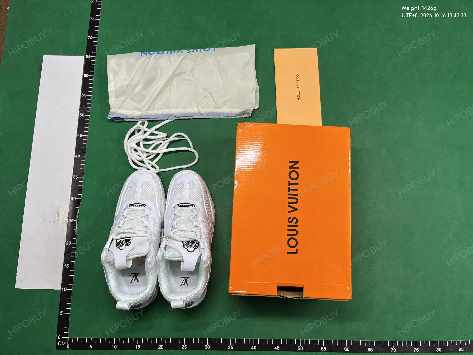 Foto QC 7 de Louis Vuitton LV Skate Low Beige White 1AARQH