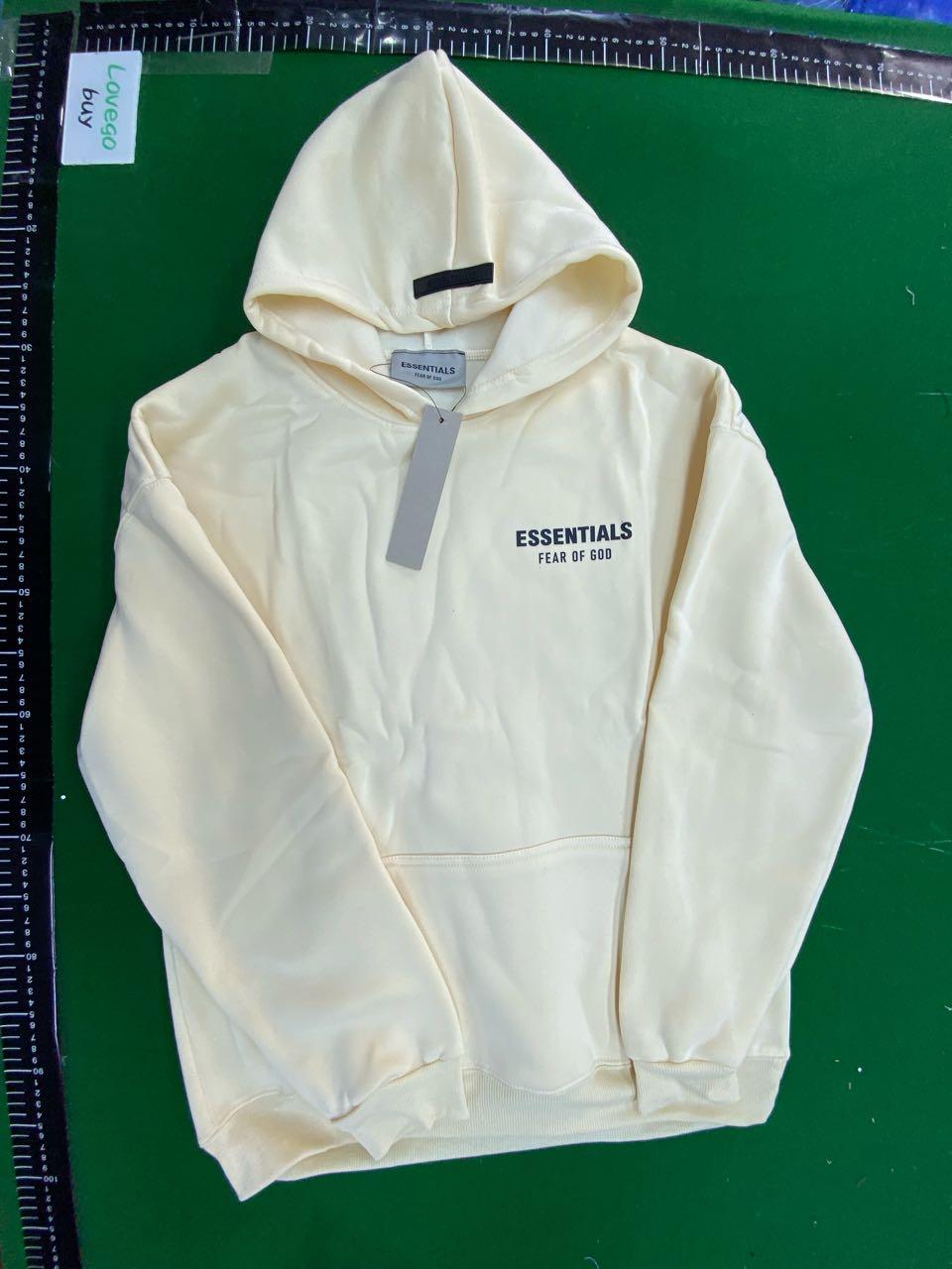 Foto QC 2 de Fear of God Essentials Sweater Hoodie Black