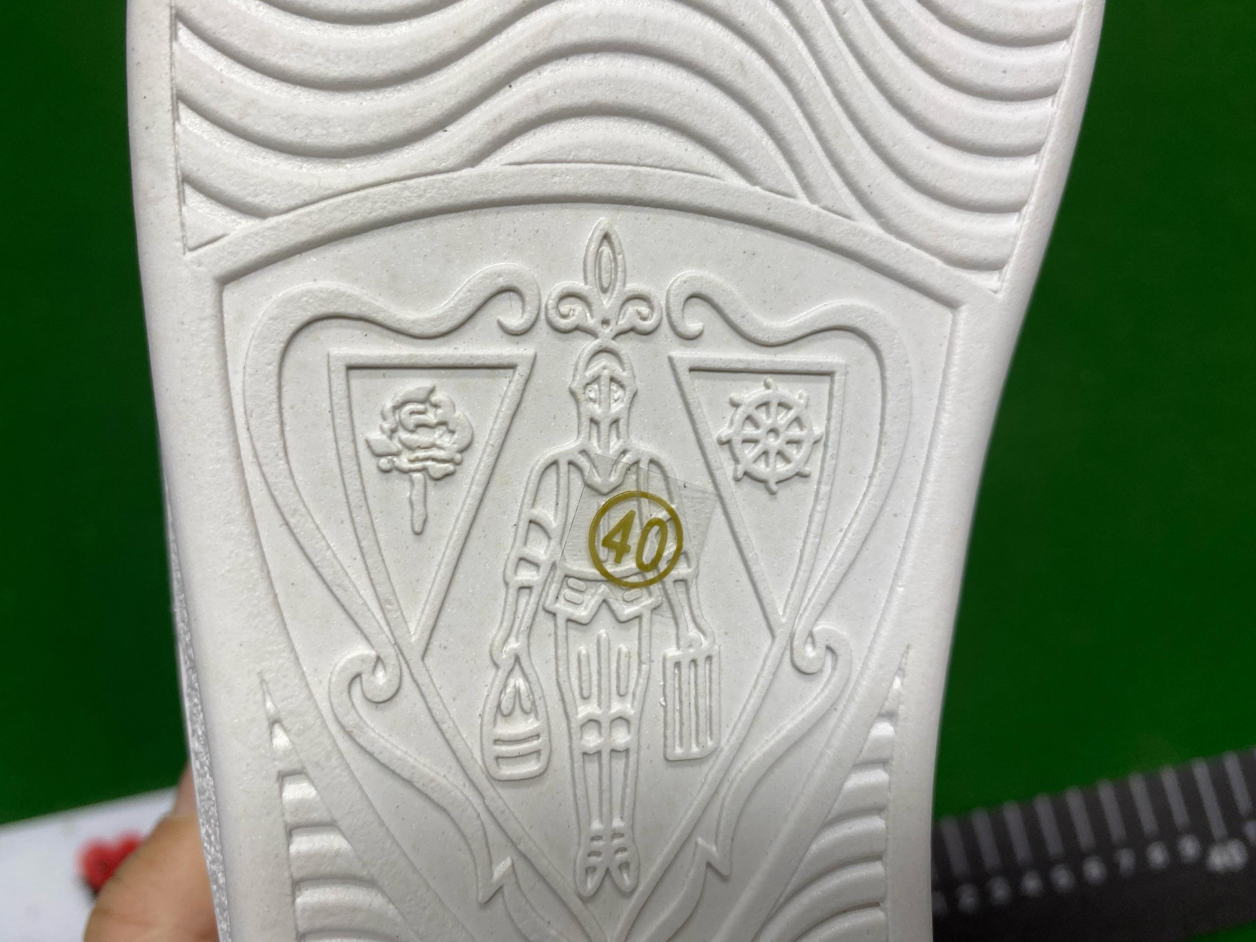Foto QC 4 de Gucci Ace Leather Sneakers Bee Embroidery Black