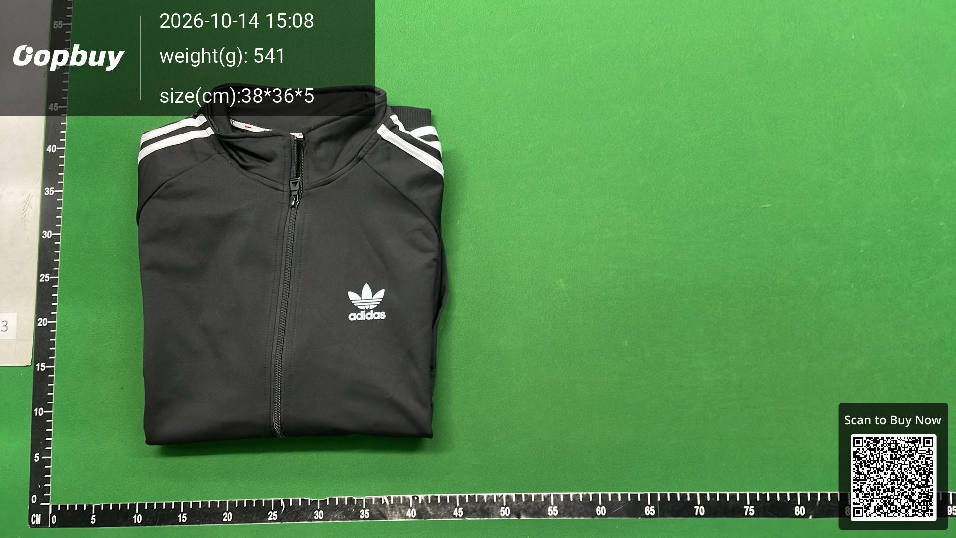 Foto QC 8 de Unbranded Three Stripes Stand Collar Track Jacket Black